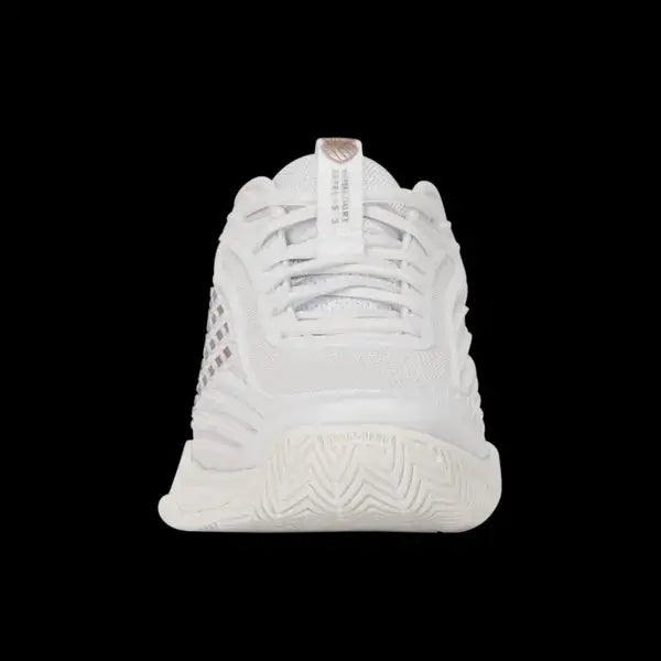 KSwiss Junior Tennis Shoes Hypercourt Express 3 - All Court - White/Rose/Violet Ice