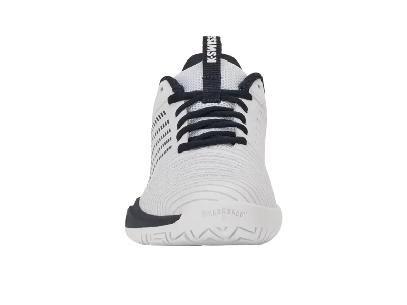 KSwiss Junior Tennis Shoes Ultrashot Light - All Court - White/Carbon/Baltic