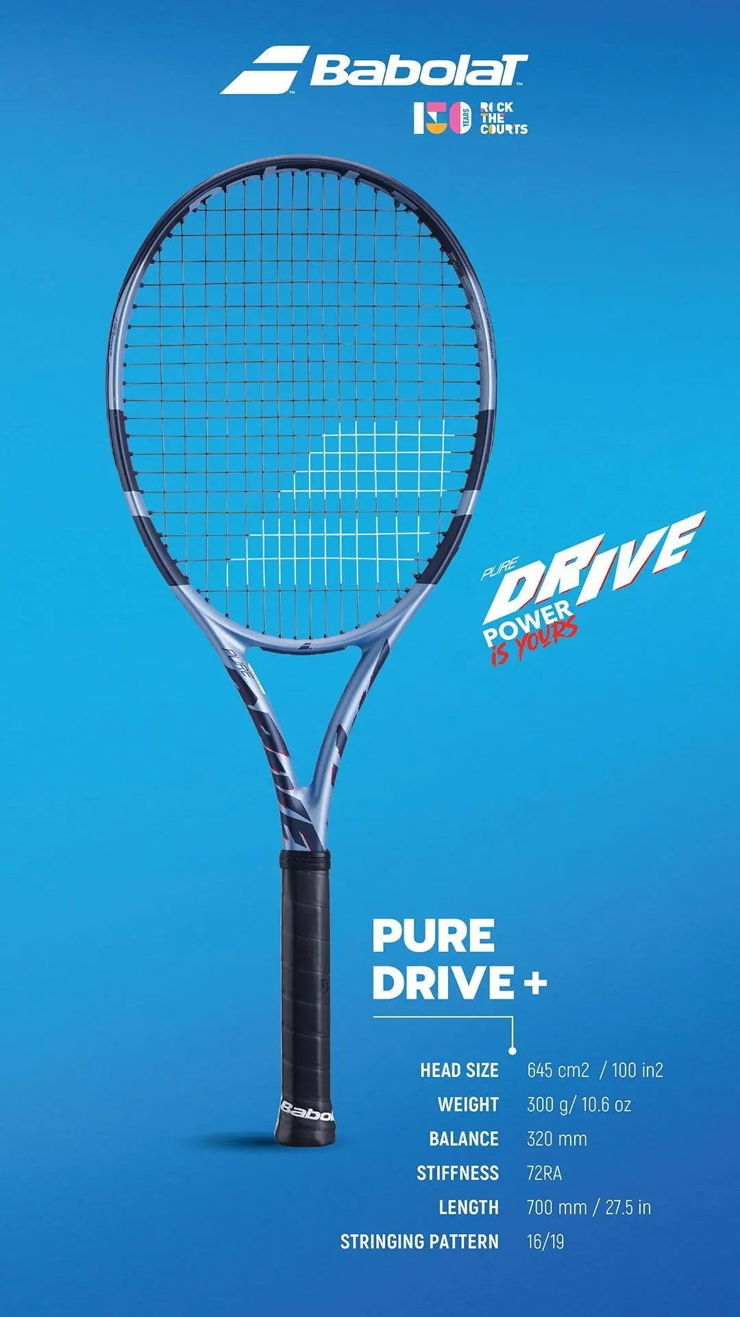 Babolat Tennis Racquet Pure Drive (300g) - Demo