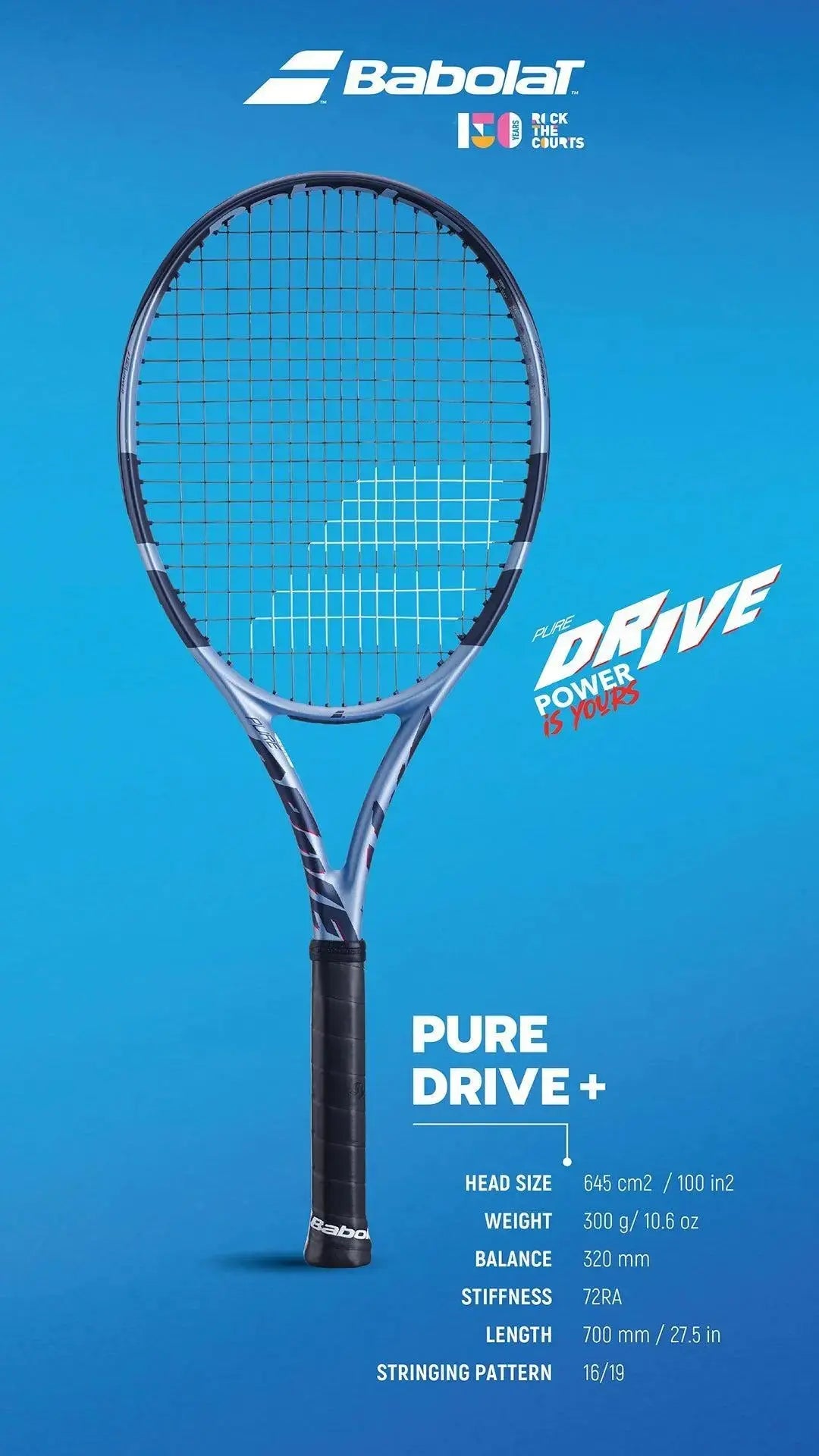 Babolat Tennis Racquet Pure Drive (300g) - Demo