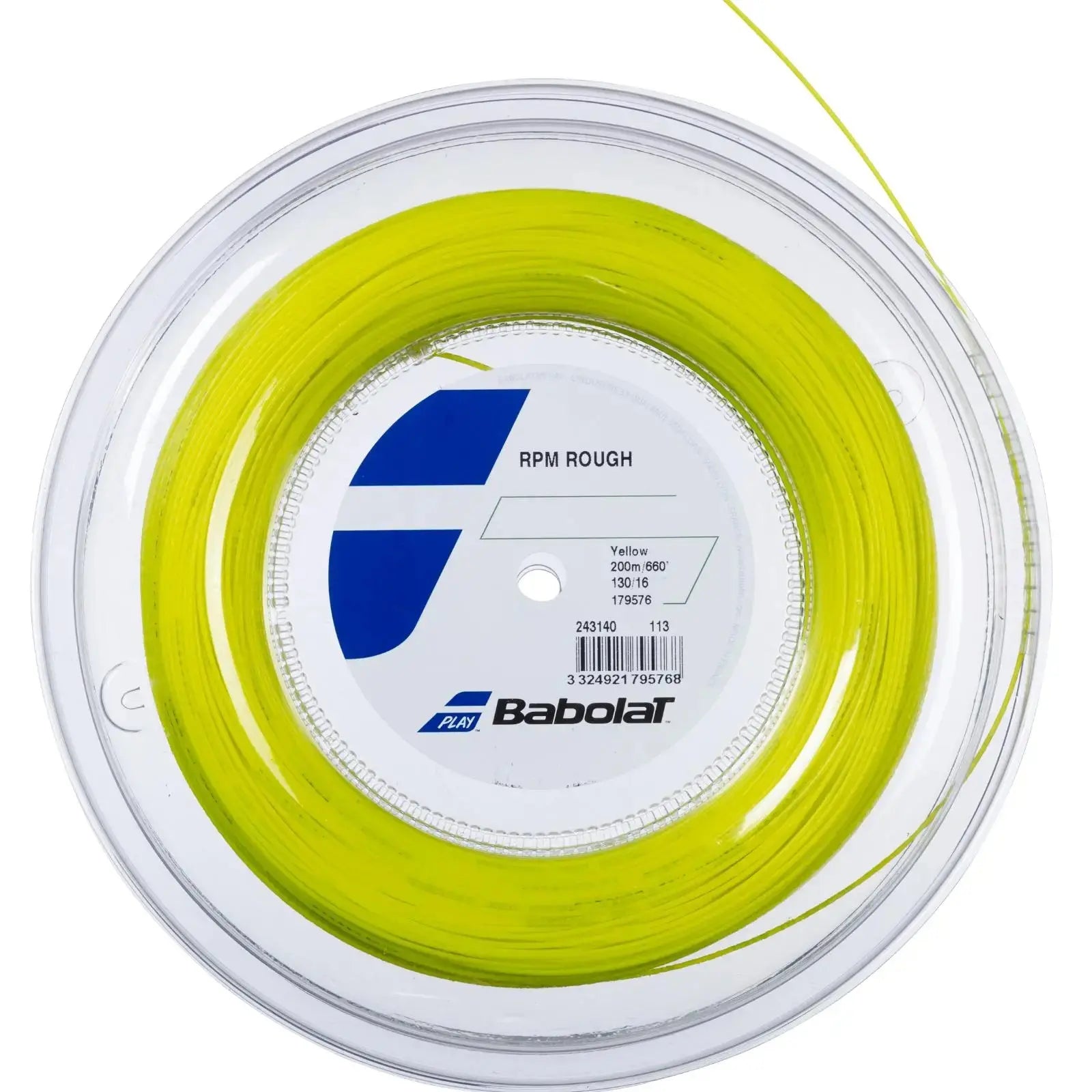 Babolat Tennis String RPM Rough 200M - 1.25 (17) - Yellow