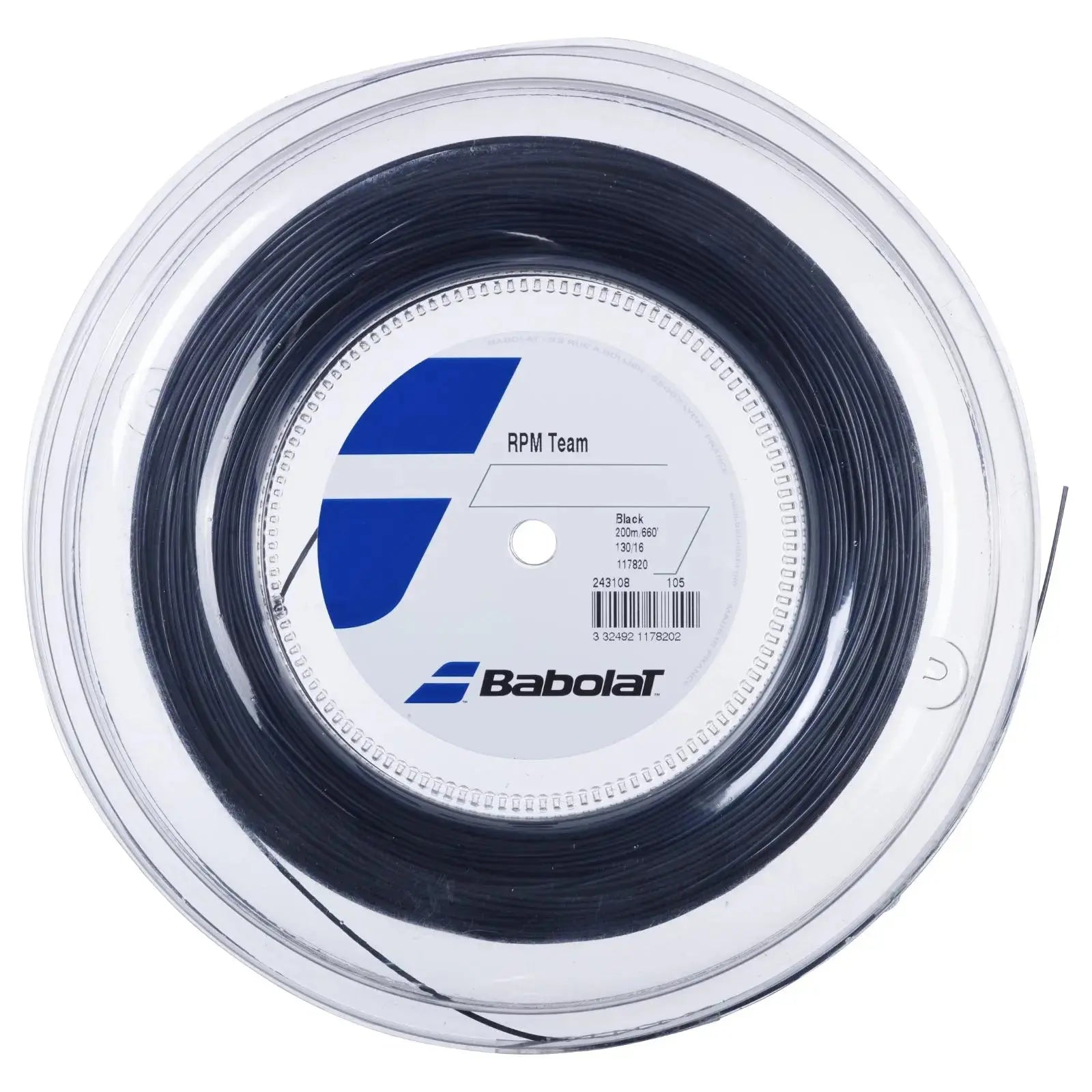 Babolat Tennis String RPM Team 12M - 1.30 (16) - Black