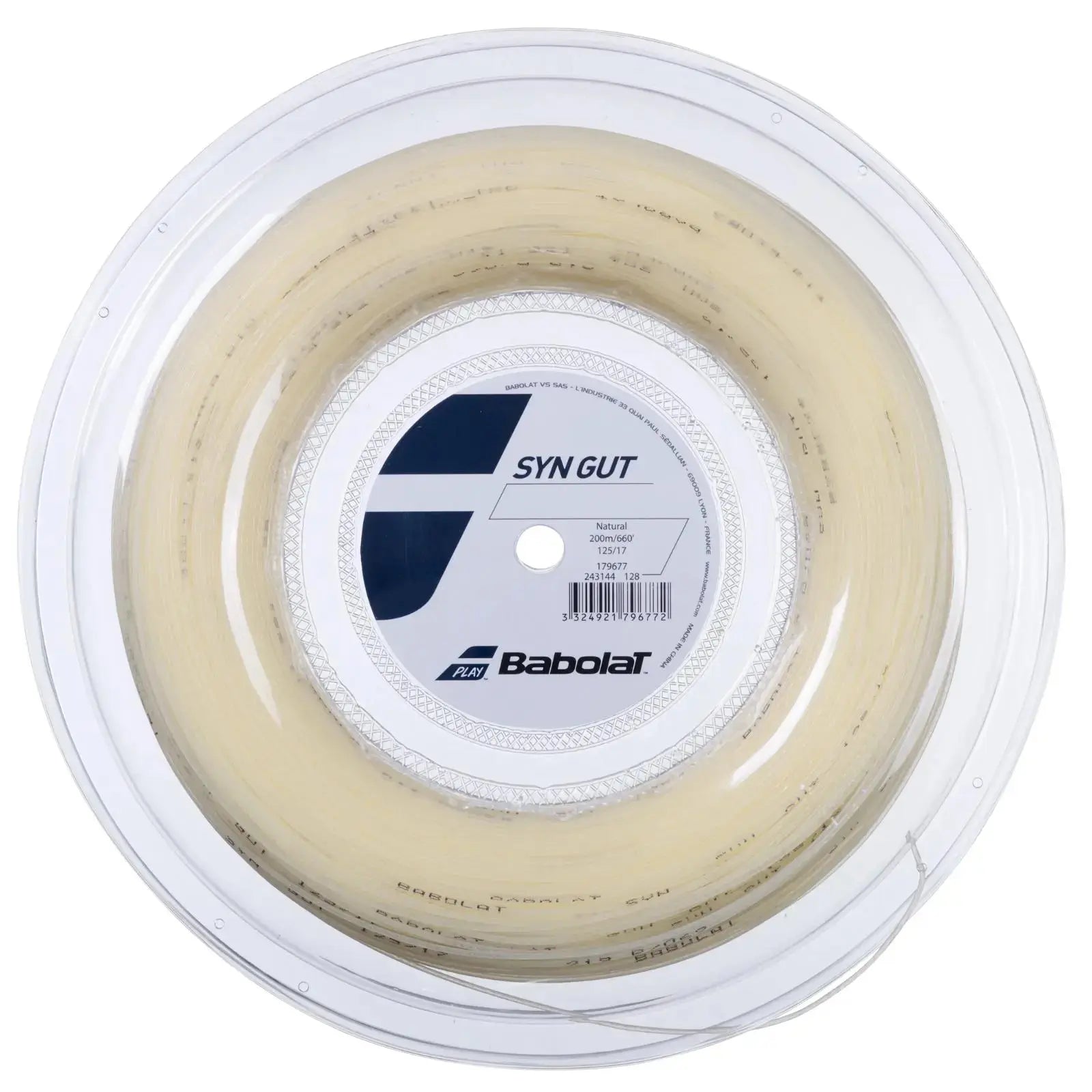 Babolat Tennis String Synthetic Gut 200M - 1.30 (16) - Natural