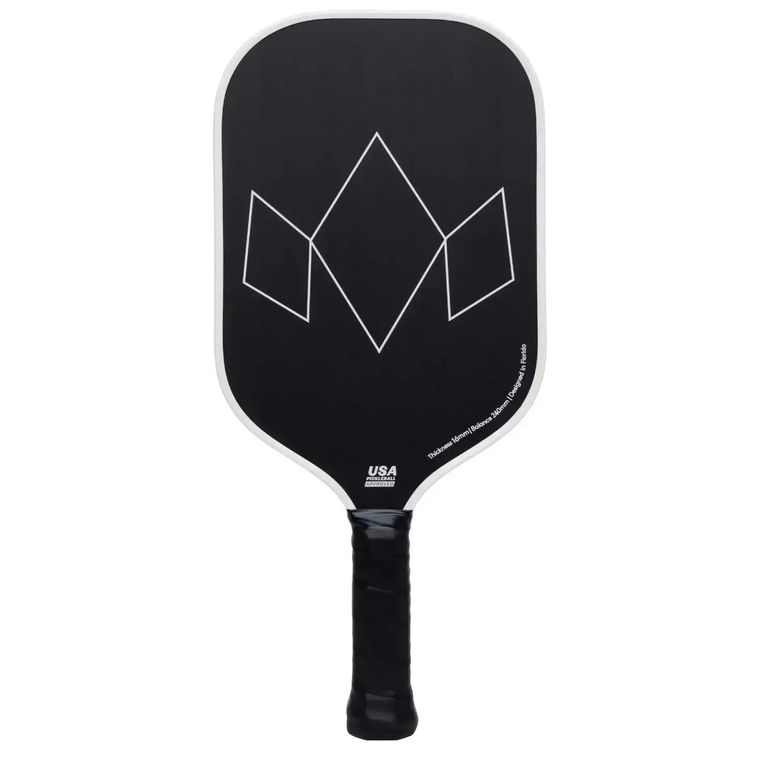 Diadem Pickleball Paddle Warrior V2 19mm - Yellow