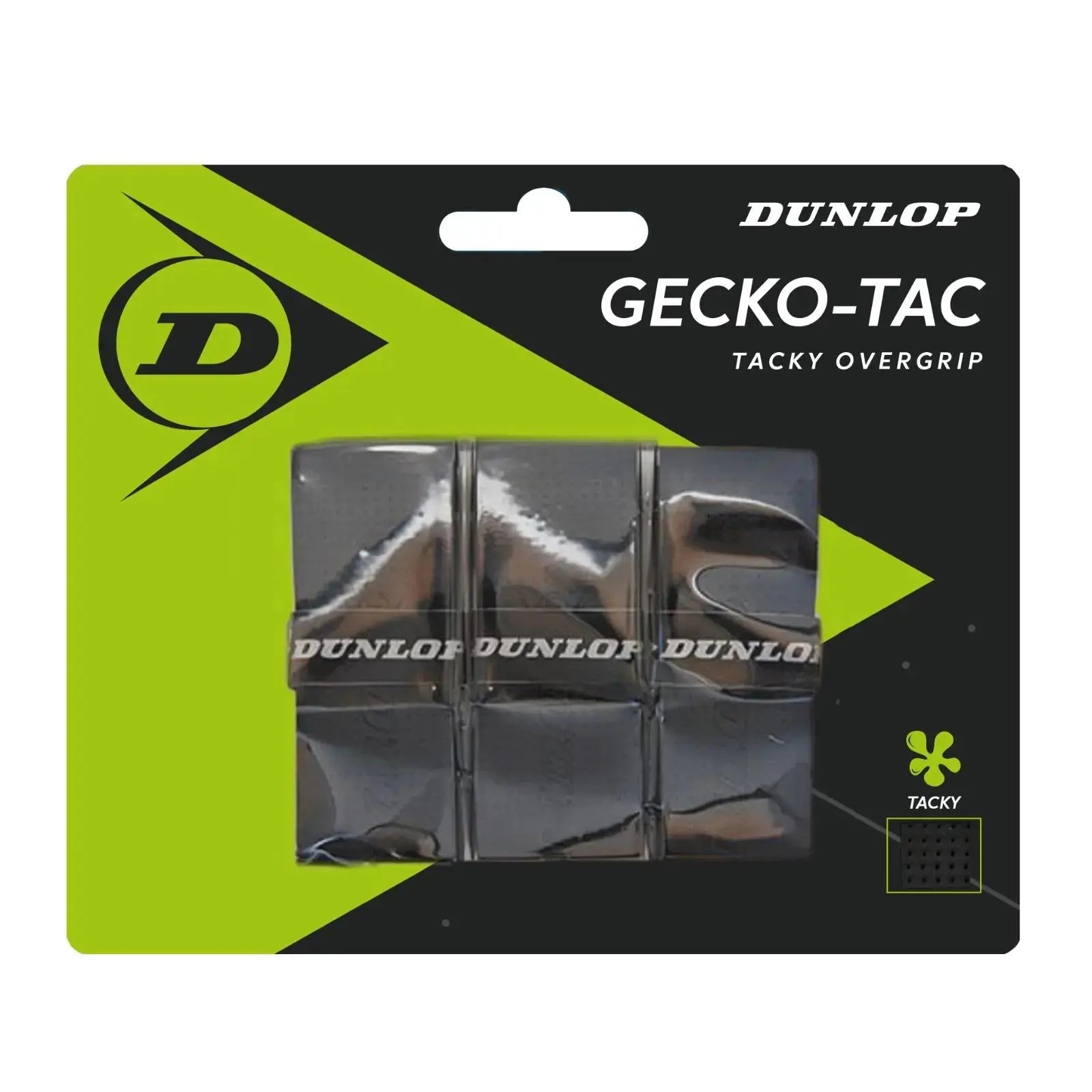 Dunlop Over Grip Gecko-Tac Black 3-Pack - Tacky