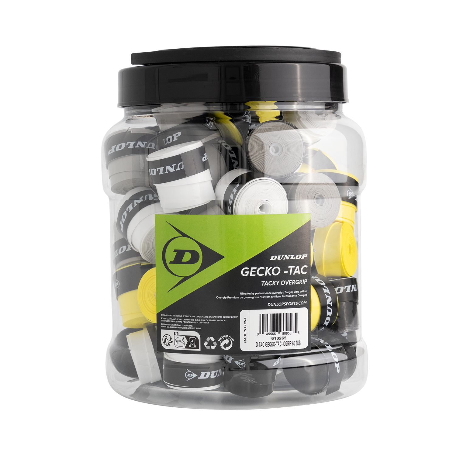 Dunlop Over Grip Gecko-Tac Overgrip Multi-Colour 60-Tub - Tacky