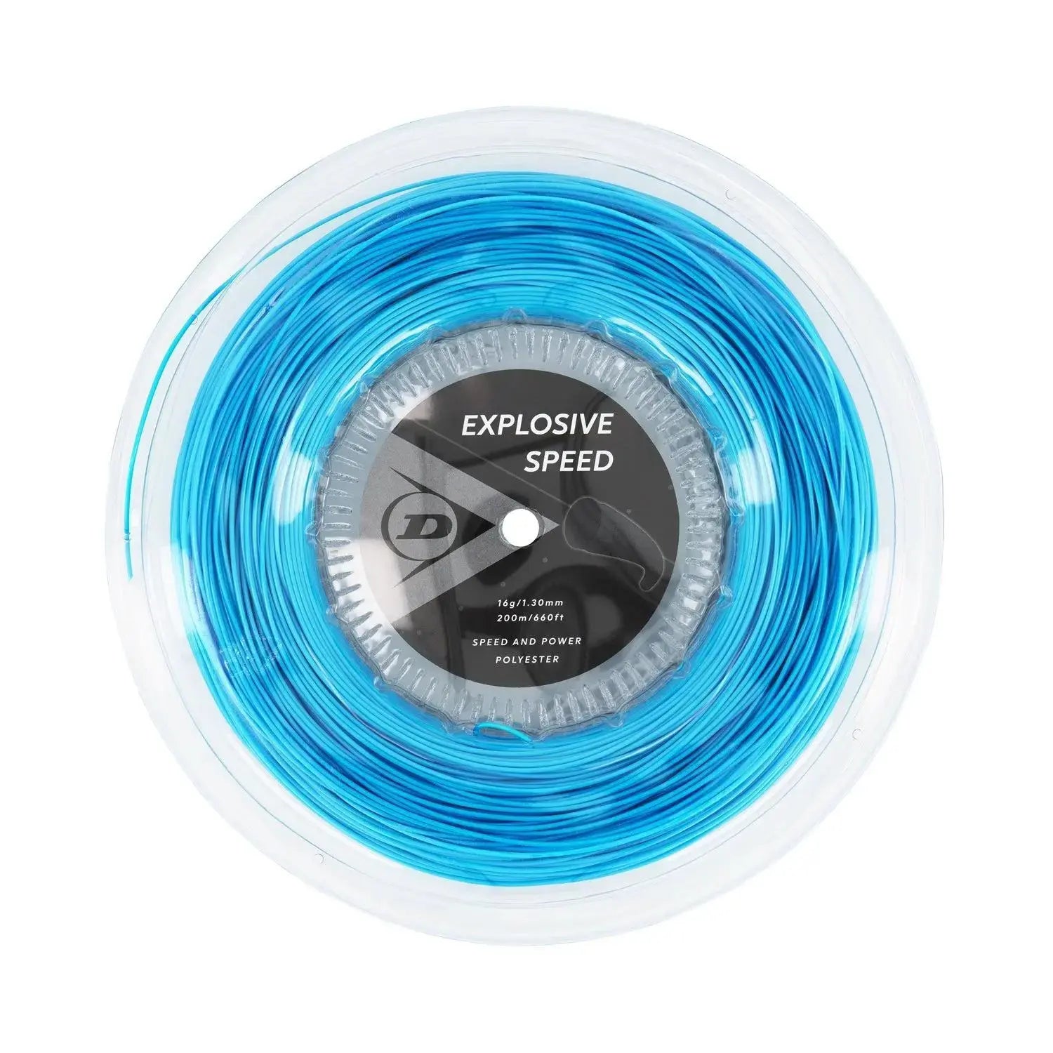 Dunlop Tennis String Explosive Speed 16G 200M Reel Blue - Polyester - Round
