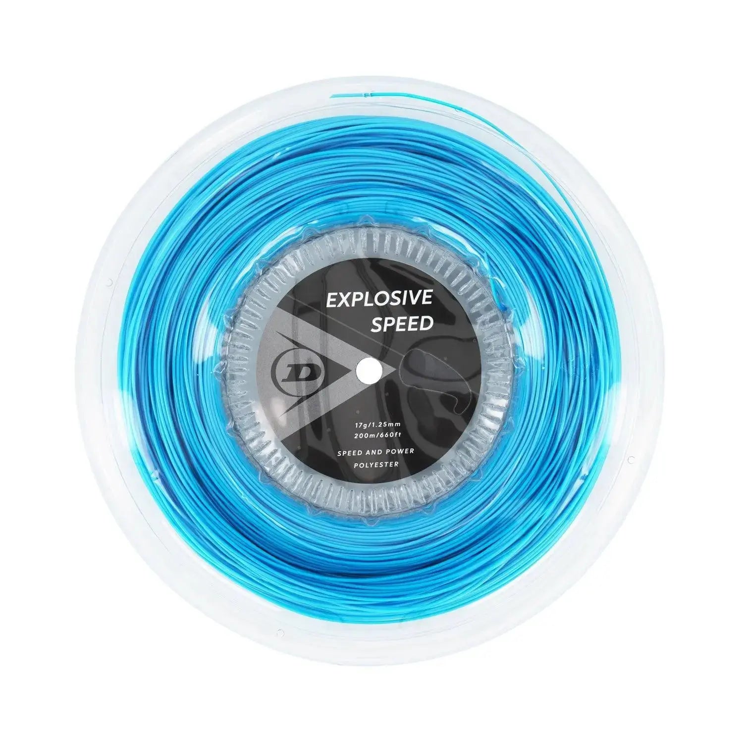 Dunlop Tennis String Explosive Speed 17G 200M Reel Blue - Polyester - Round