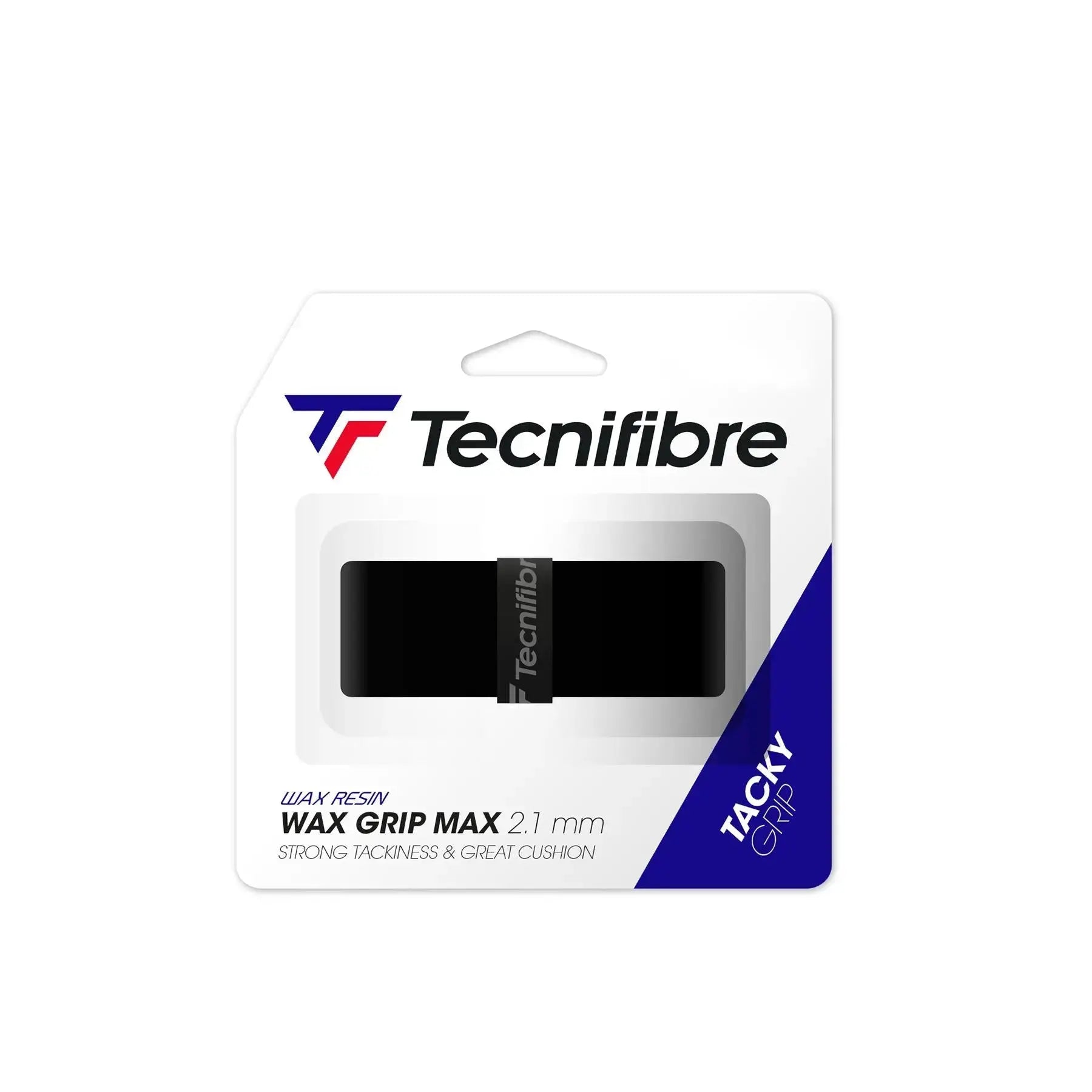 Tecnifibre Replacement Grip Wax Grip Max - Wax Resin 2.1Mm - Black