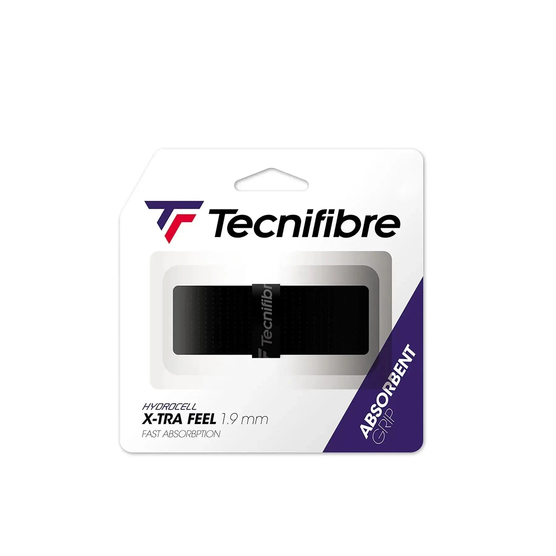 Tecnifibre Replacement Grip X- Tra Feel - Hydrocell Bond 1.9Mm - Black