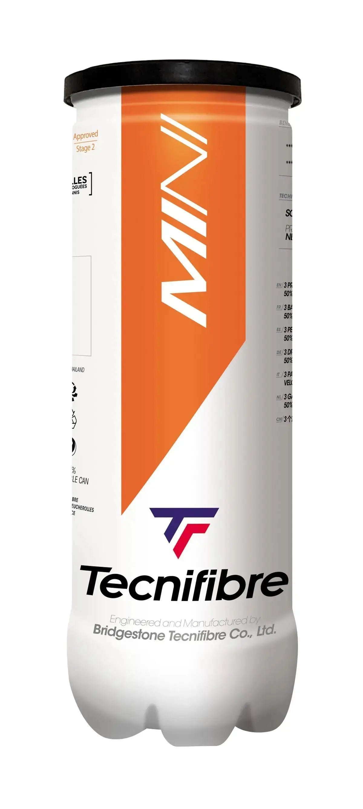 Tecnifibre Tennis Ball Mini - Orange 3 Ball