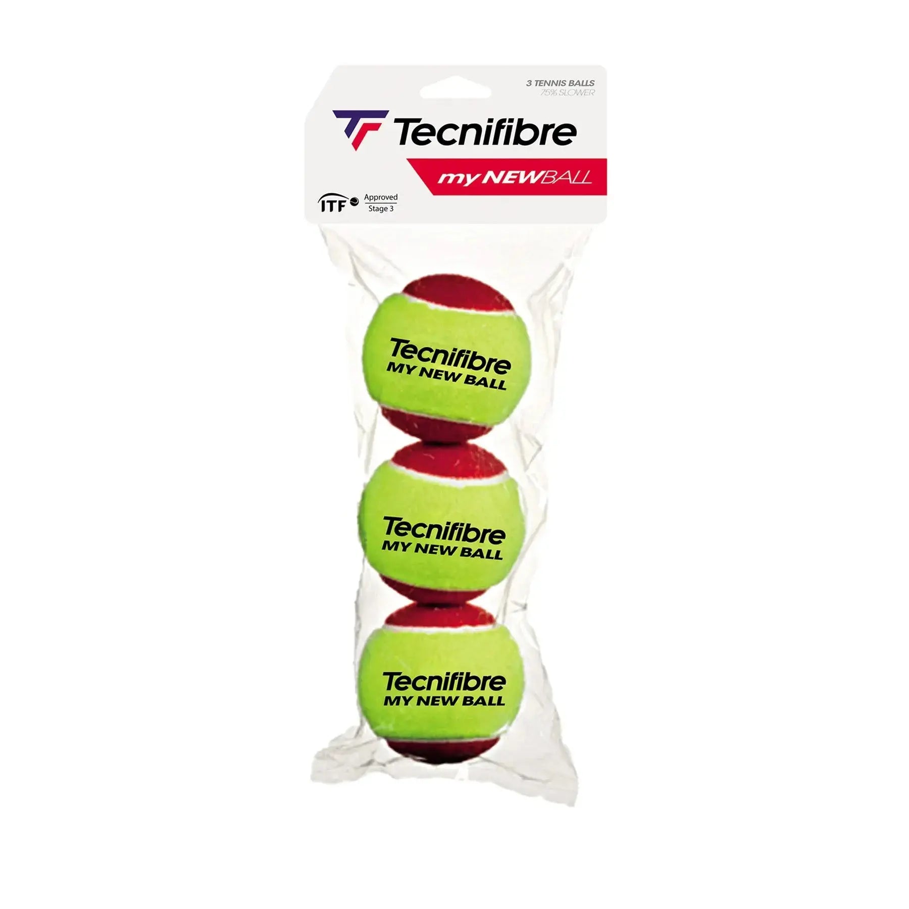 Tecnifibre Tennis Ball My New Ball - Red 3 Ball