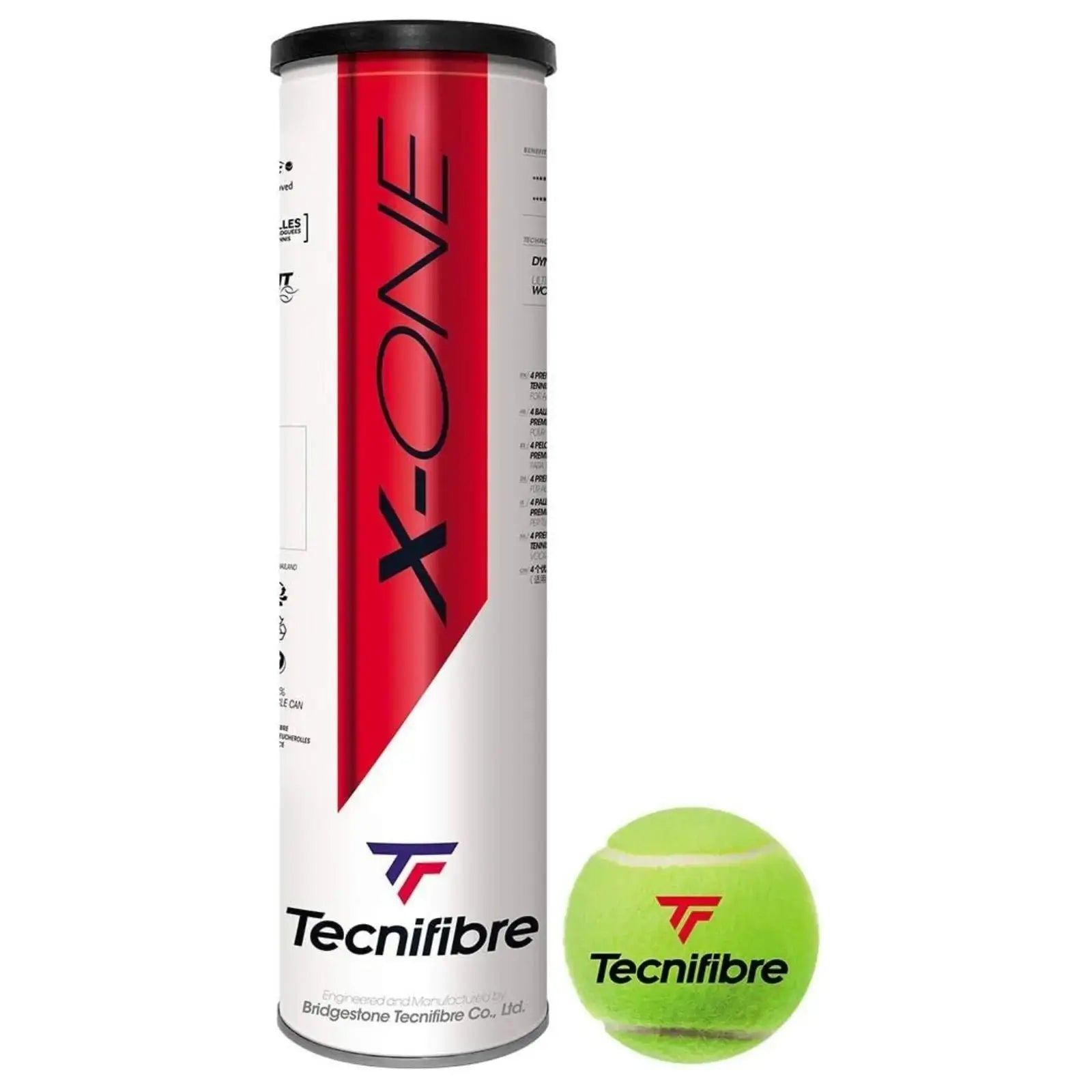 Tecnifibre Tennis Ball X-One 4 Ball