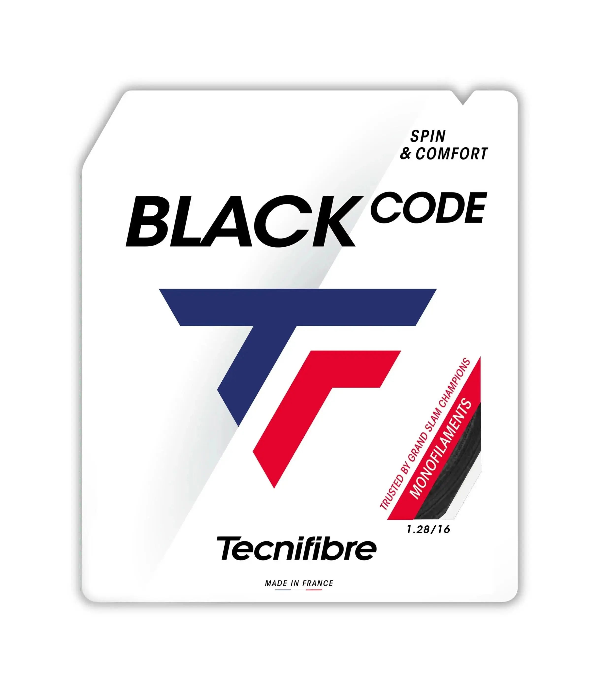 Tecnifibre Tennis String Blackcode - Black - 1.28 - Polyester