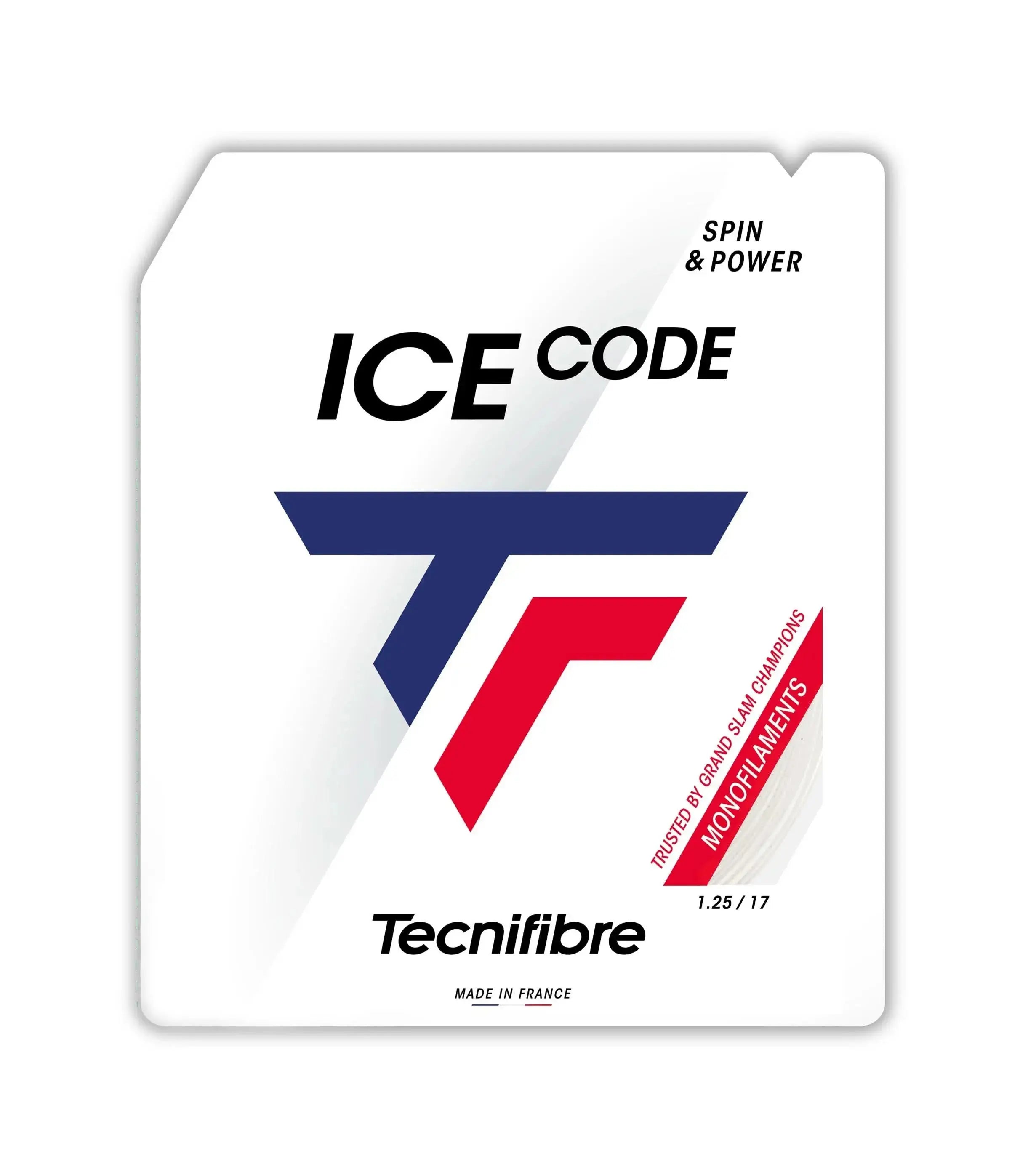 Tecnifibre Tennis String Ice Code - White - 1.25 - Polyester
