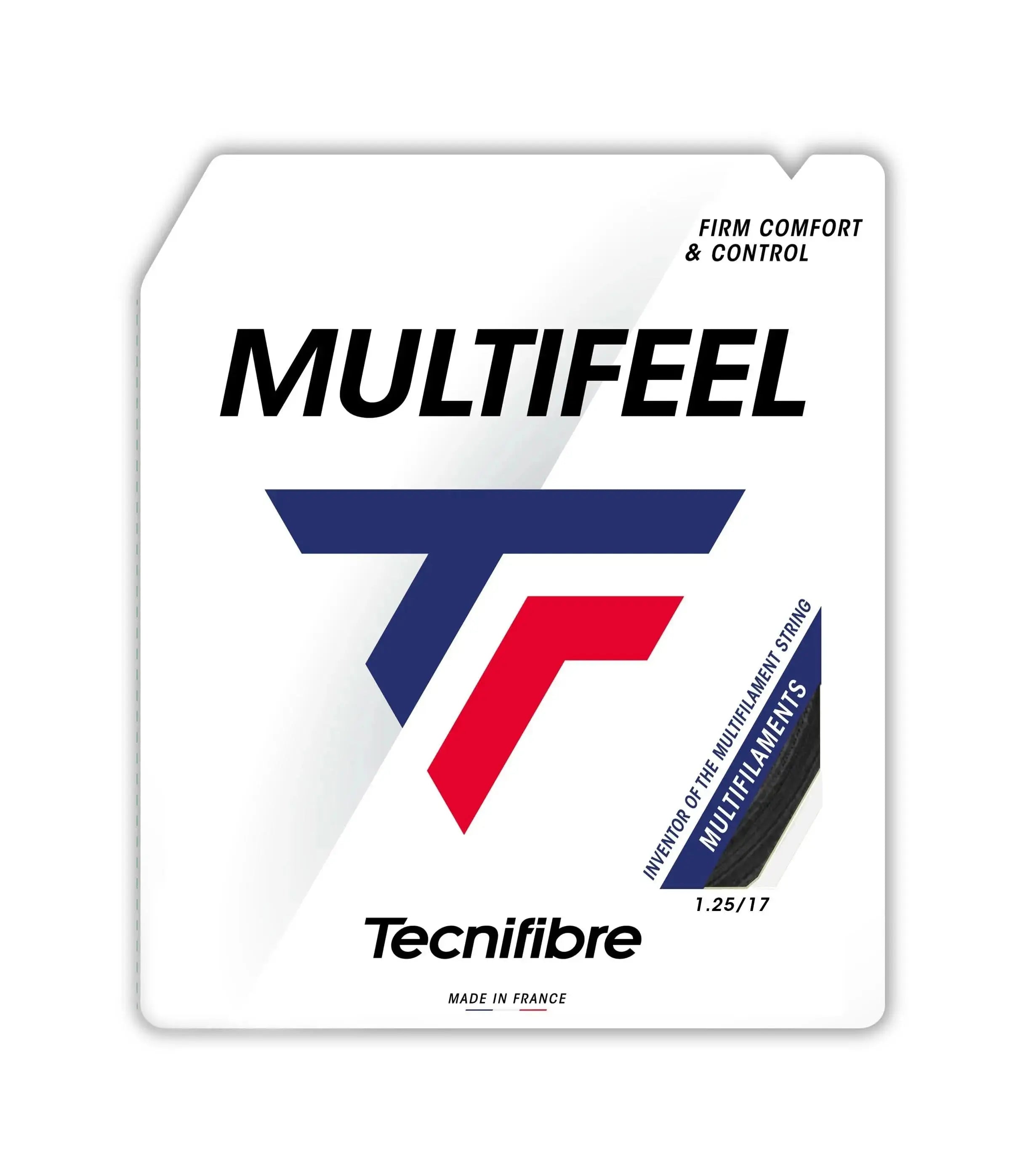 Tecnifibre Tennis String Multifeel - Black - 1.25 - Multifilament