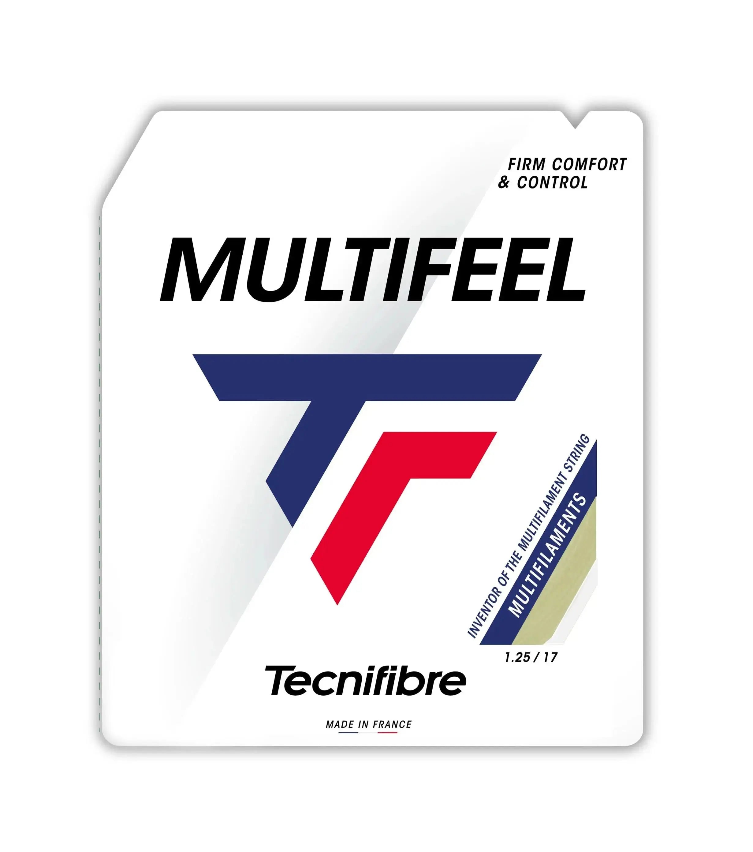 Tecnifibre Tennis String Multifeel - Natural - 1.25 - Multifilament