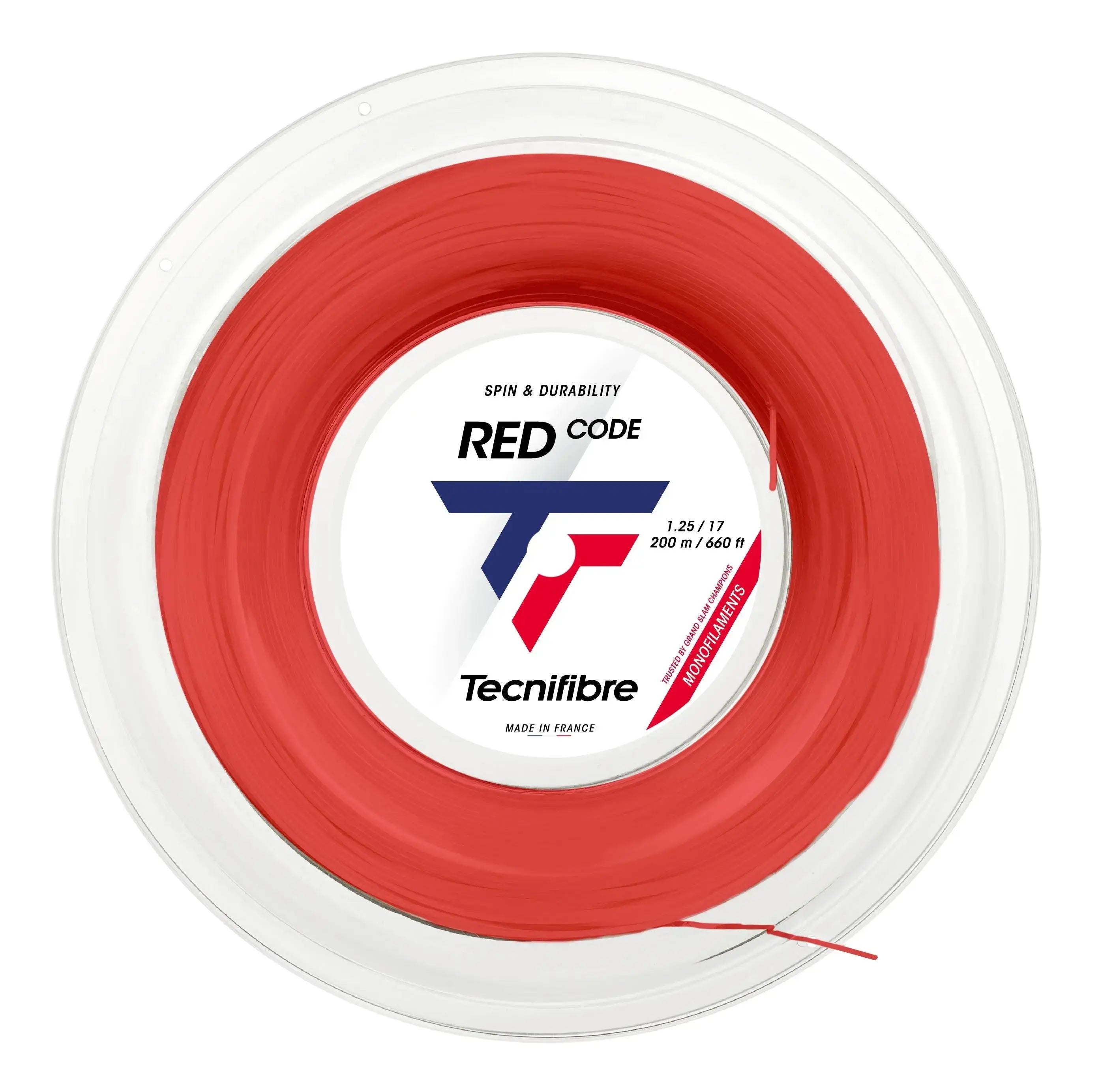 Tecnifibre Tennis String PRO Redcode 200M - Red - 1.25 - Polyester