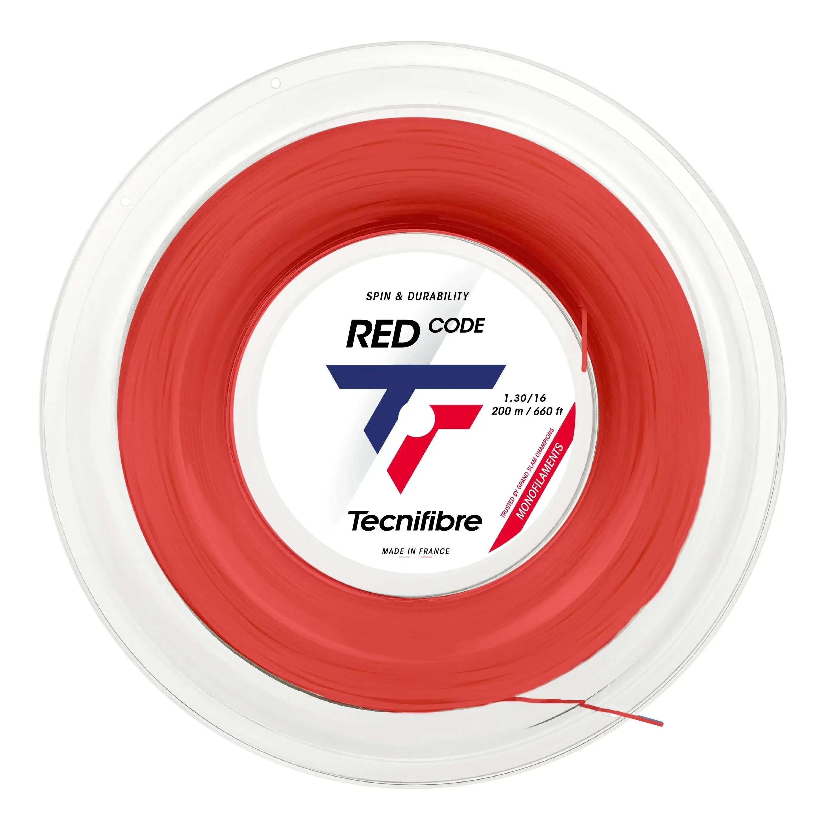 Tecnifibre Tennis String PRO Redcode 200M - Red - 1.30 - Polyester
