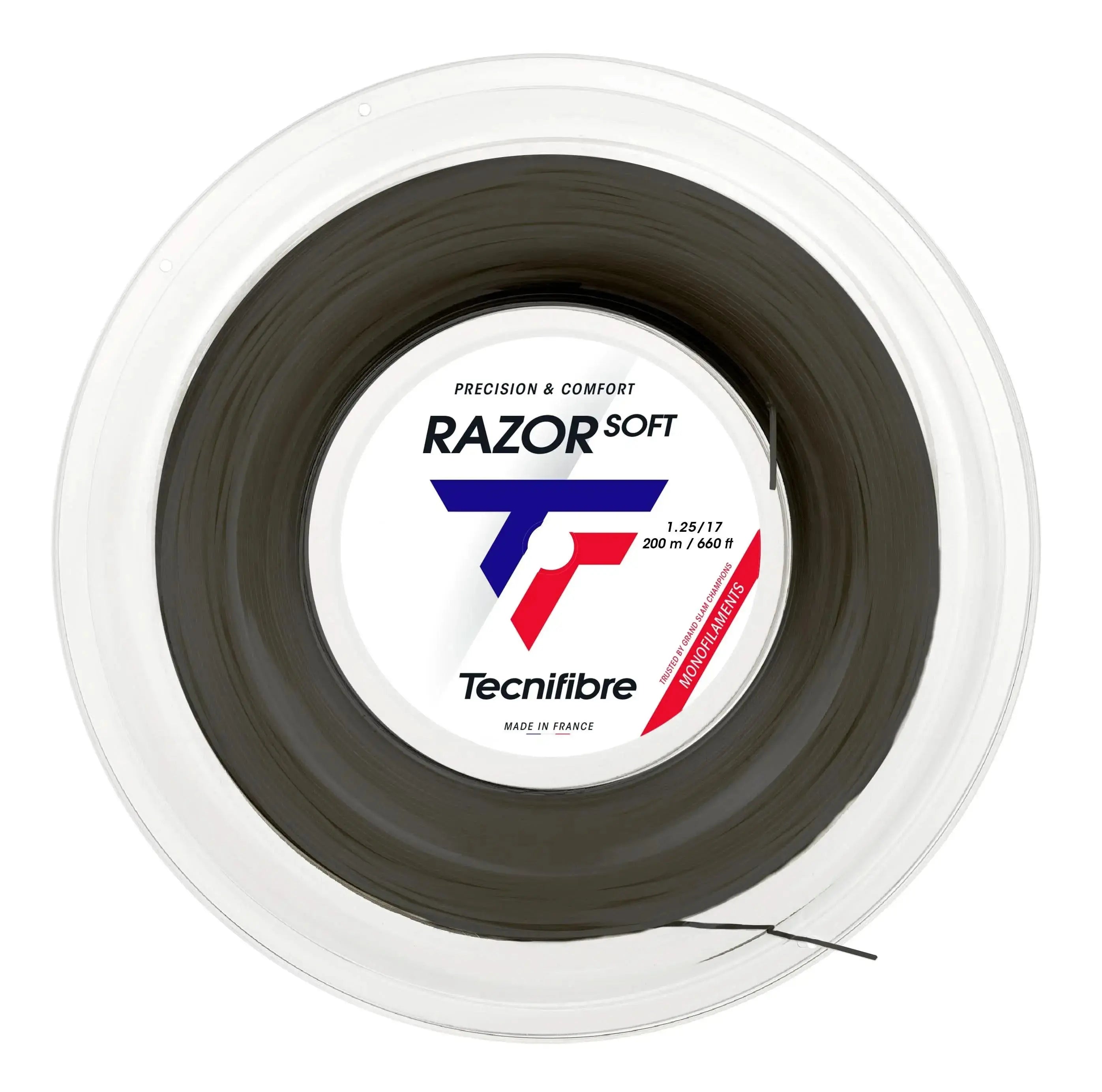 Tecnifibre Tennis String Razor Soft 200M - Carbon - 1.25 - Polyester