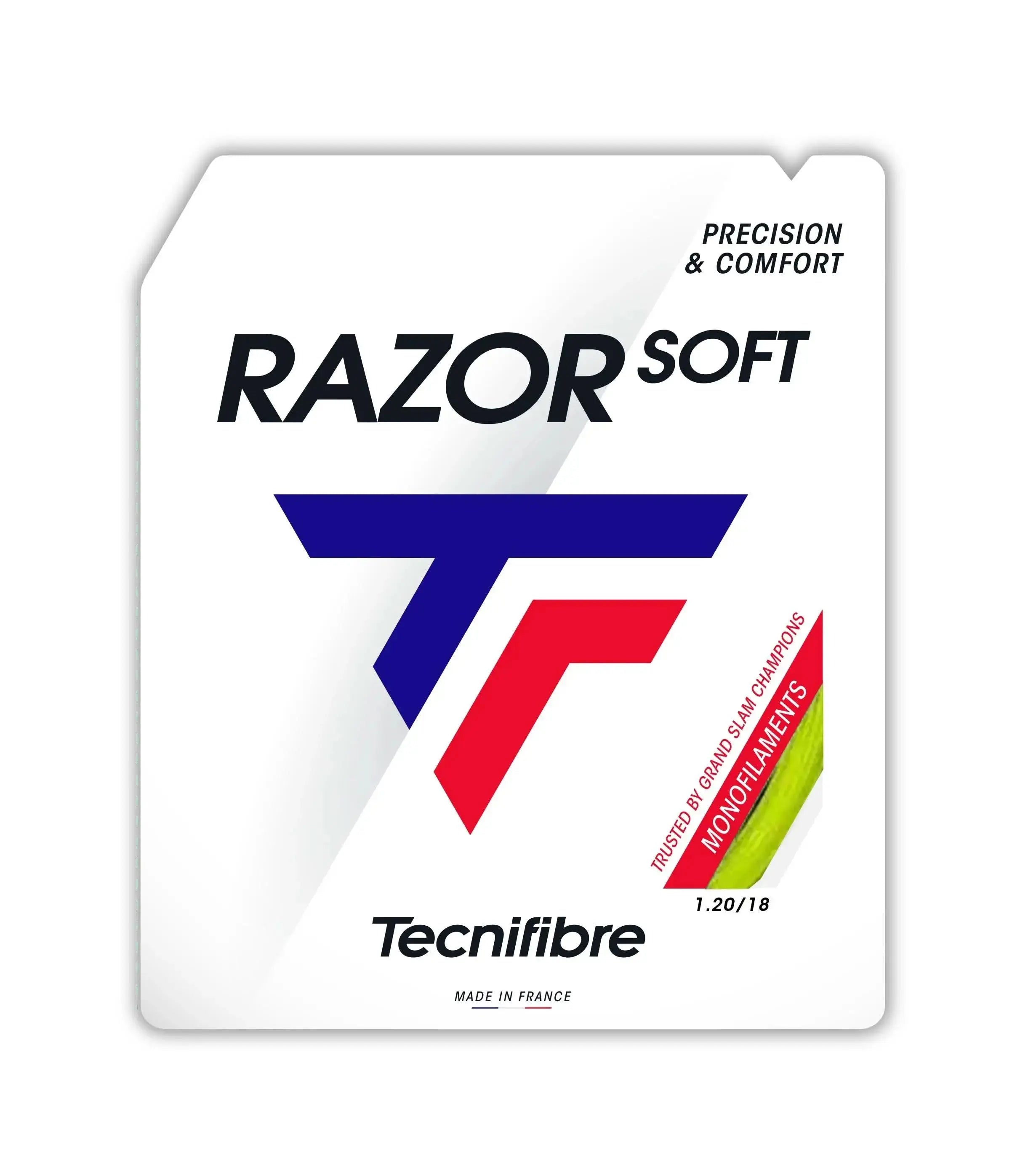 Tecnifibre Tennis String Triax Razor Soft - Lime - 1.2 - Polyester