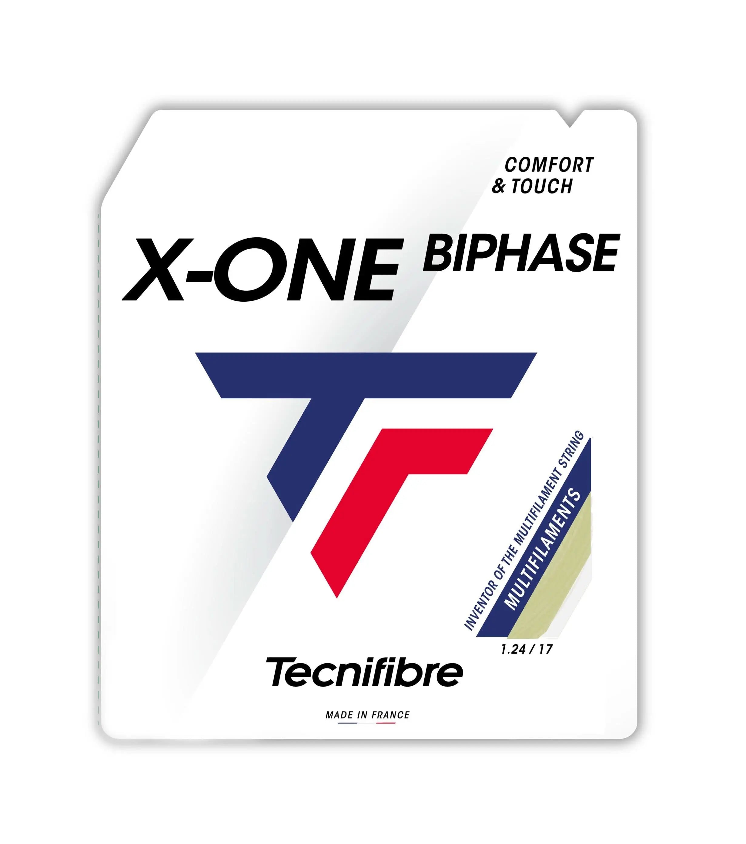 Tecnifibre Tennis String X-One Biphase - Natural - 1.24 - Multifilament