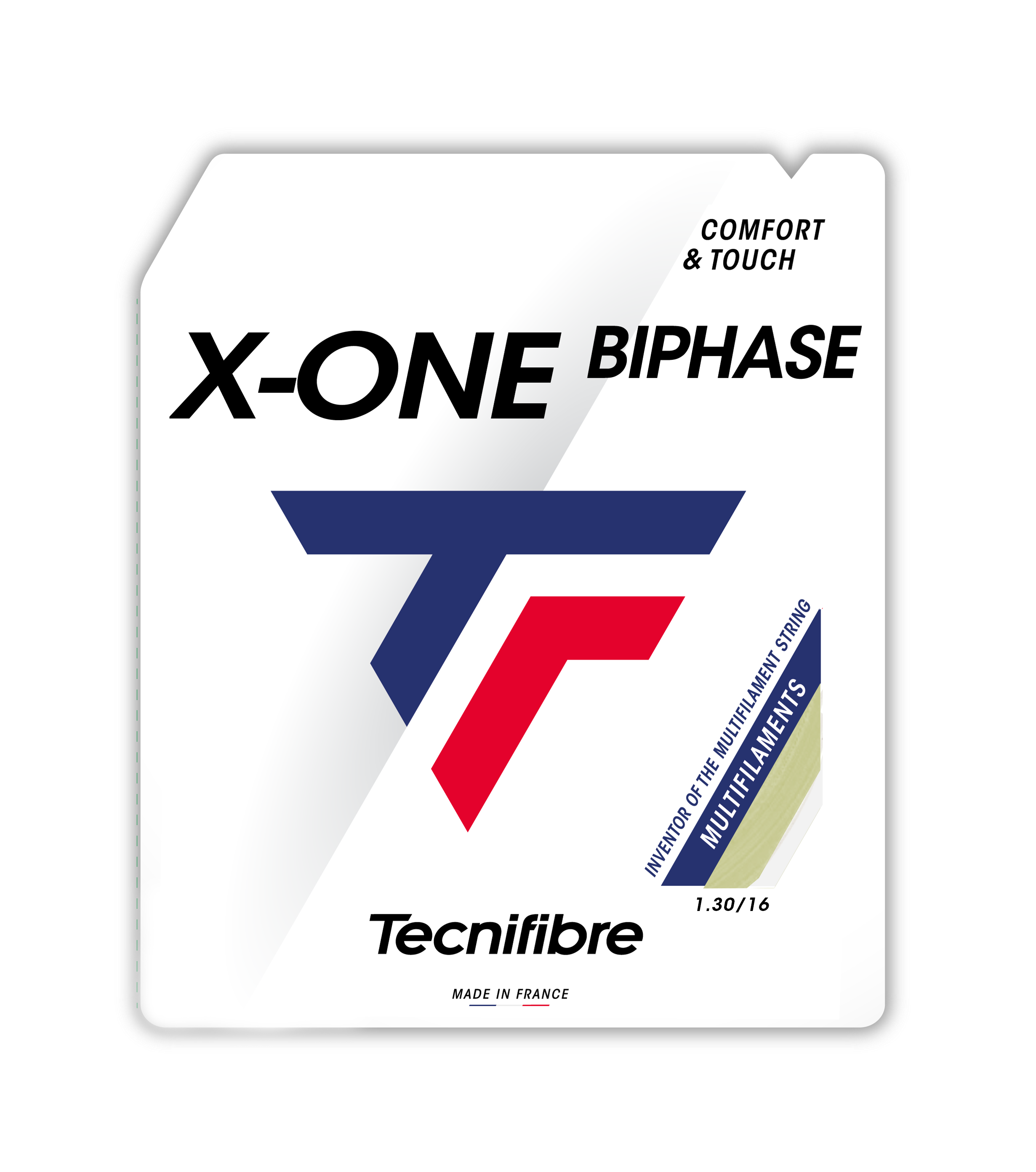 Tecnifibre Tennis String X-One Biphase - Natural - 1.3 - Multifilament