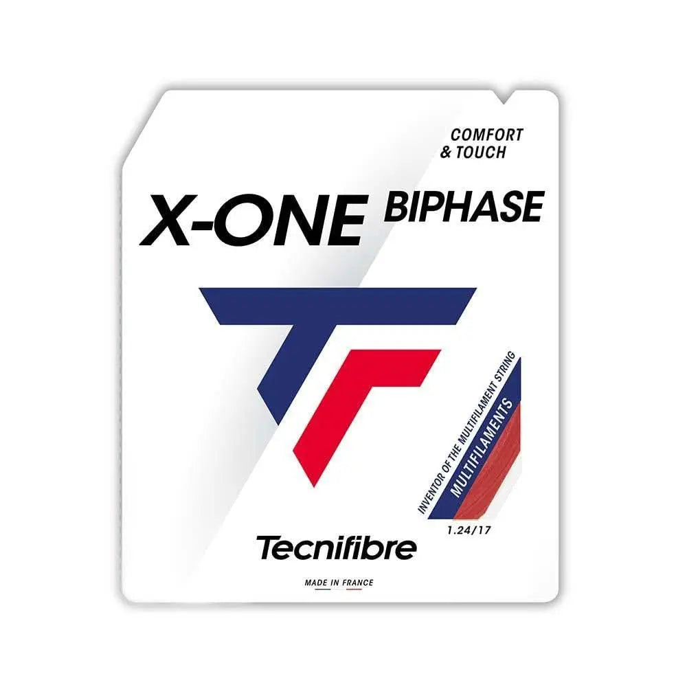 Tecnifibre Tennis String X-One Biphase - Red - 1.24 - Multifilament