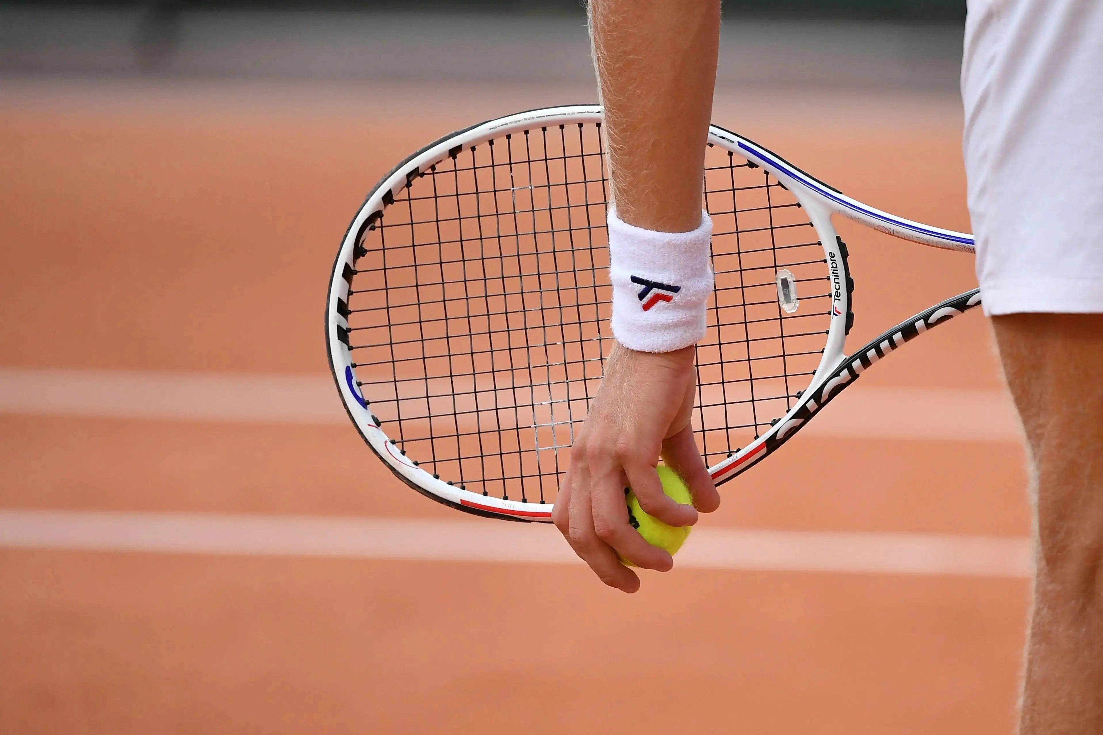 Tecnifibre Wristbands XL - 1 Piece - White