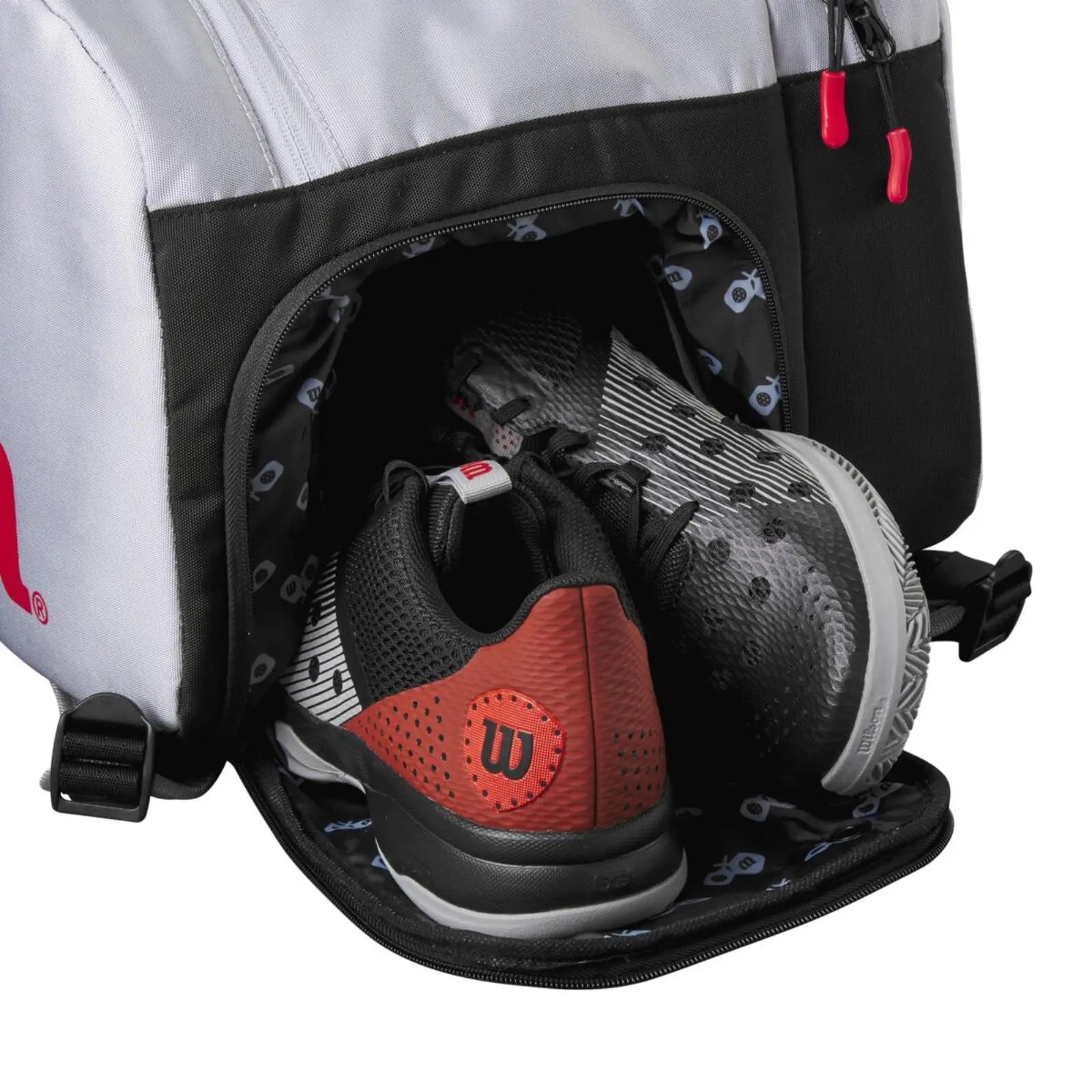 Wilson Pickleball Bag Super Tour Gray/Black/Red