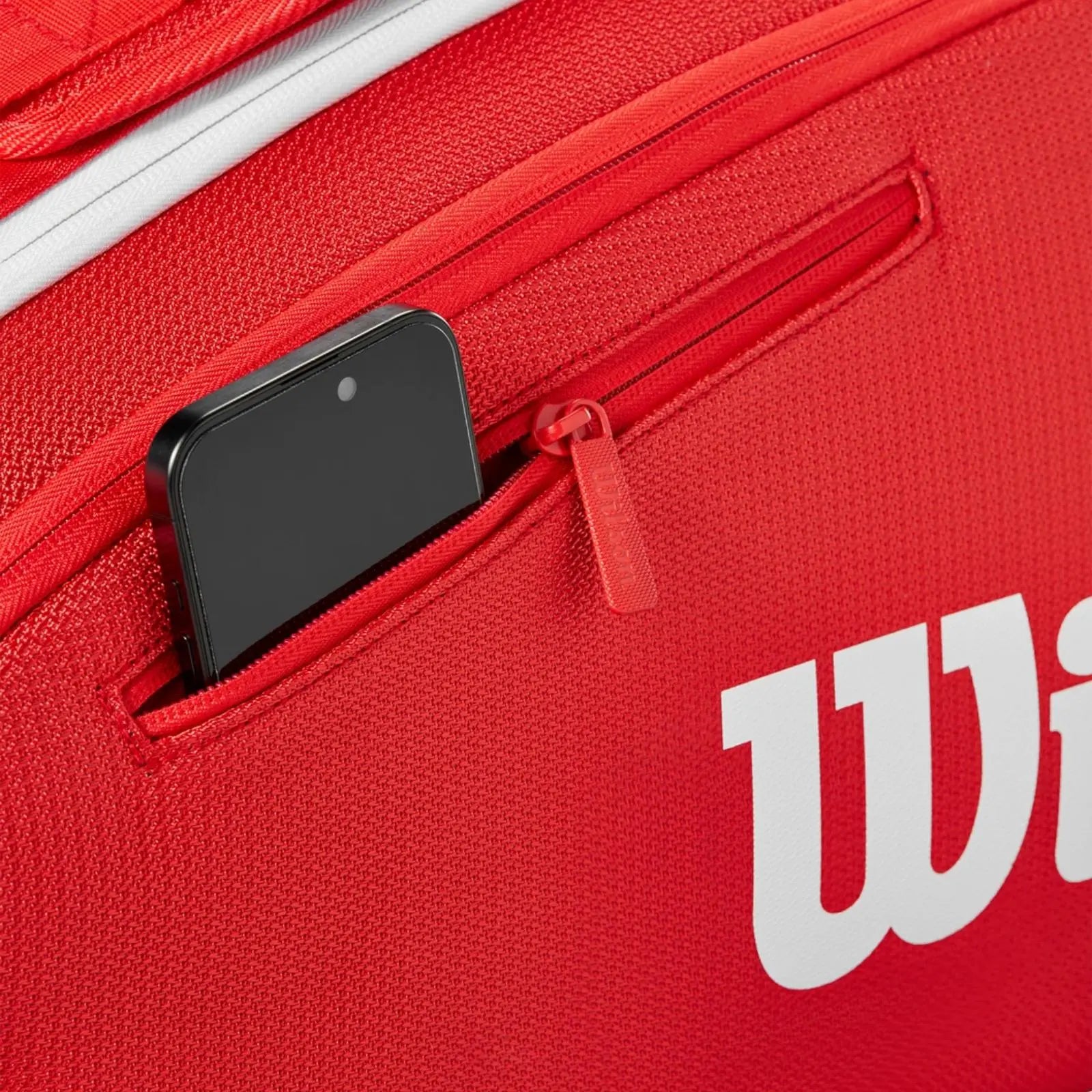 Wilson Tennis Bag Super Tour Red 15 Racquets
