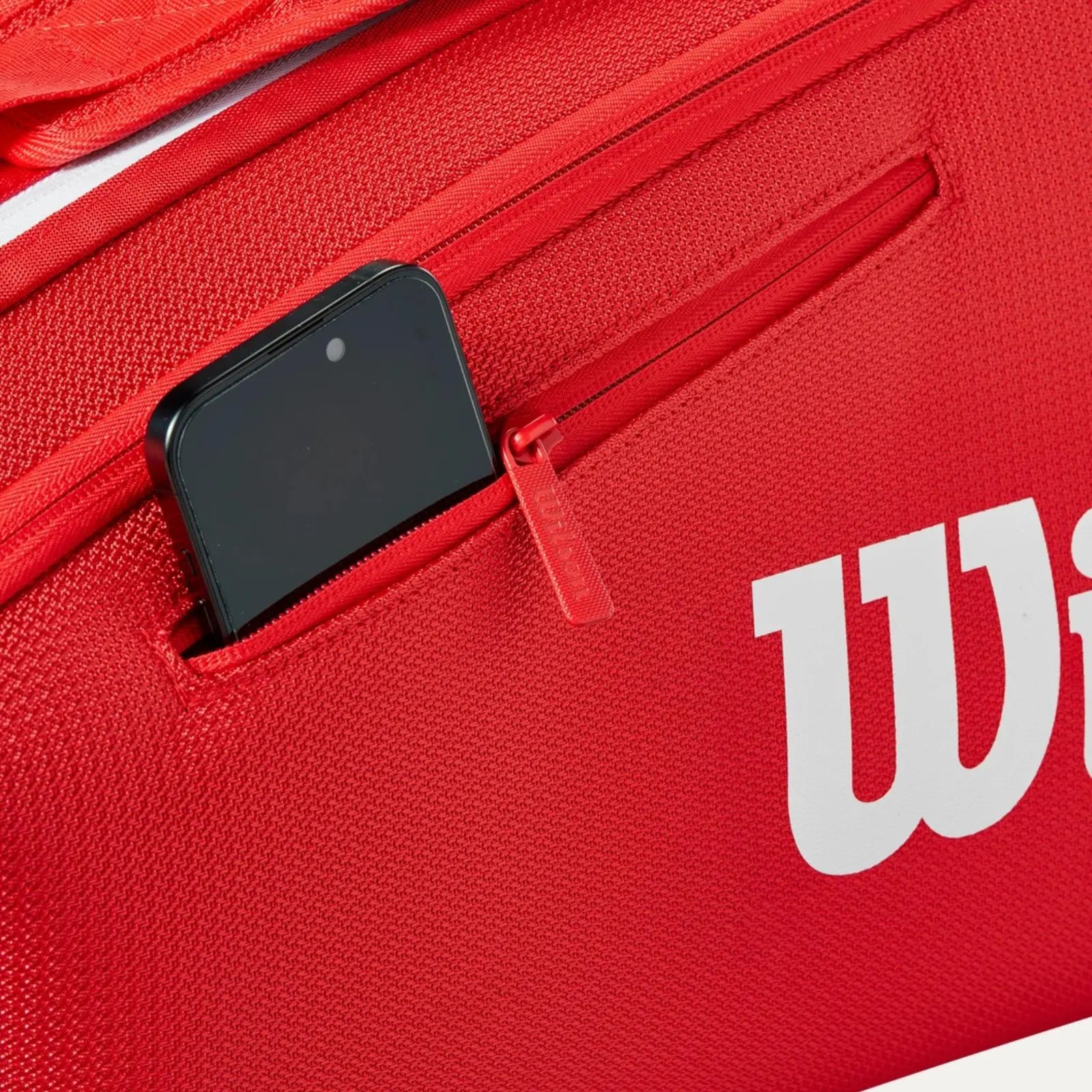 Wilson Tennis Bag Super Tour Red 6 Racquets