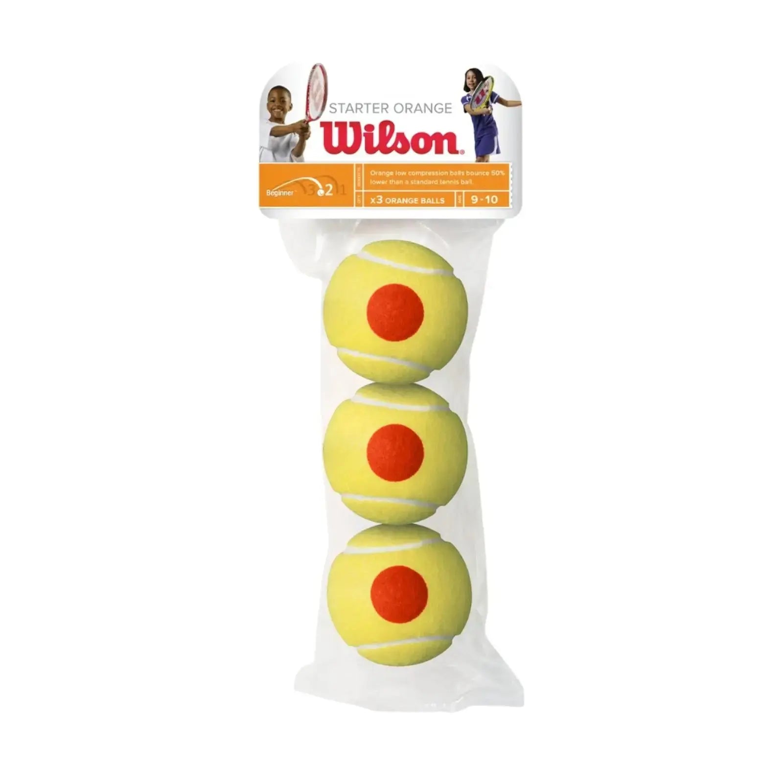 Wilson Tennis Ball Starter Orange Tball 3 Pack