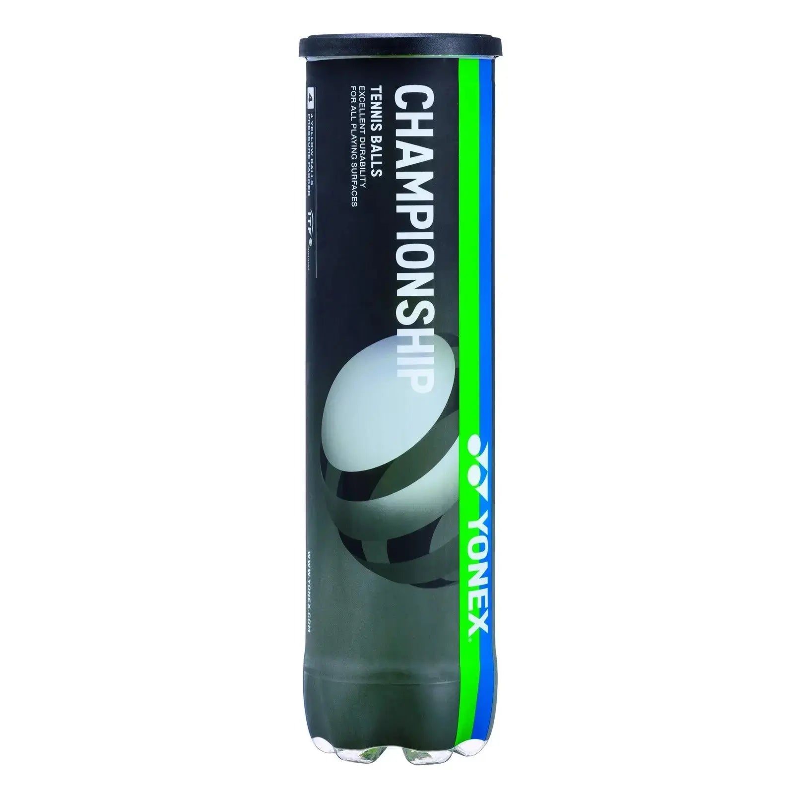 Yonex Championship Tennis Ball - All Court - 4 ball tin