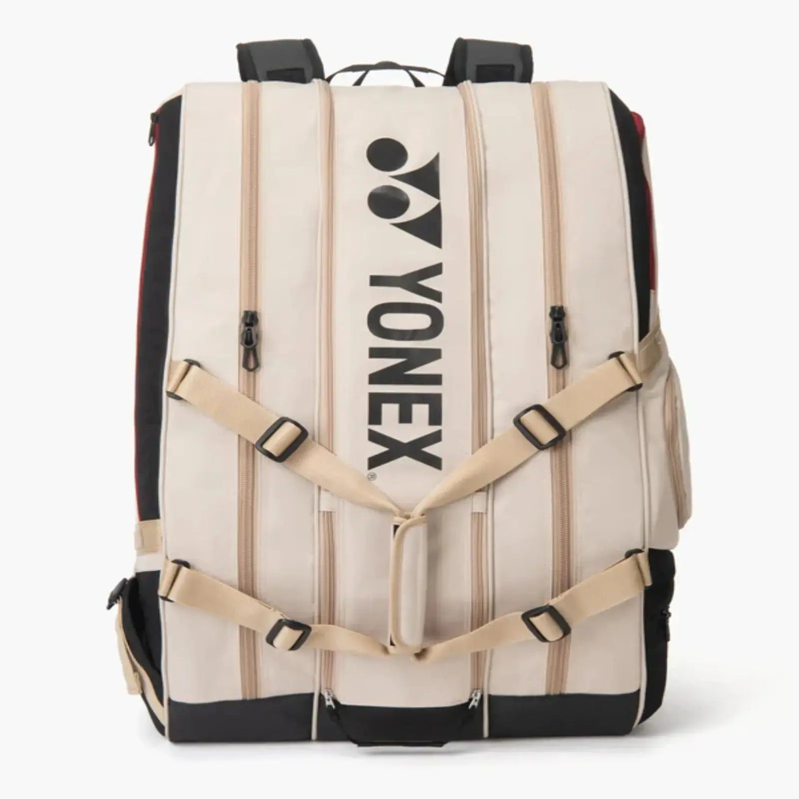 Yonex Gearlogic Tennis Racquet Bag 12 Racquets-Beige