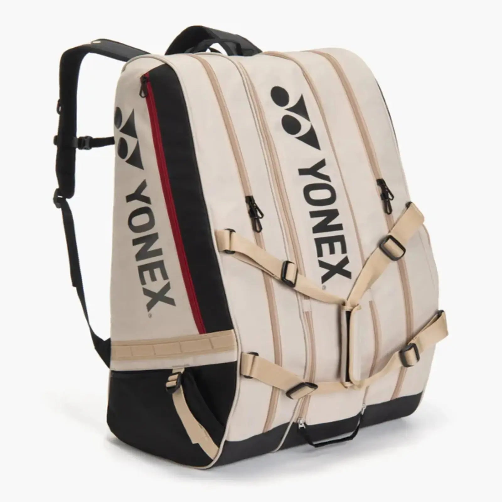 Yonex Gearlogic Tennis Racquet Bag 12 Racquets-Beige