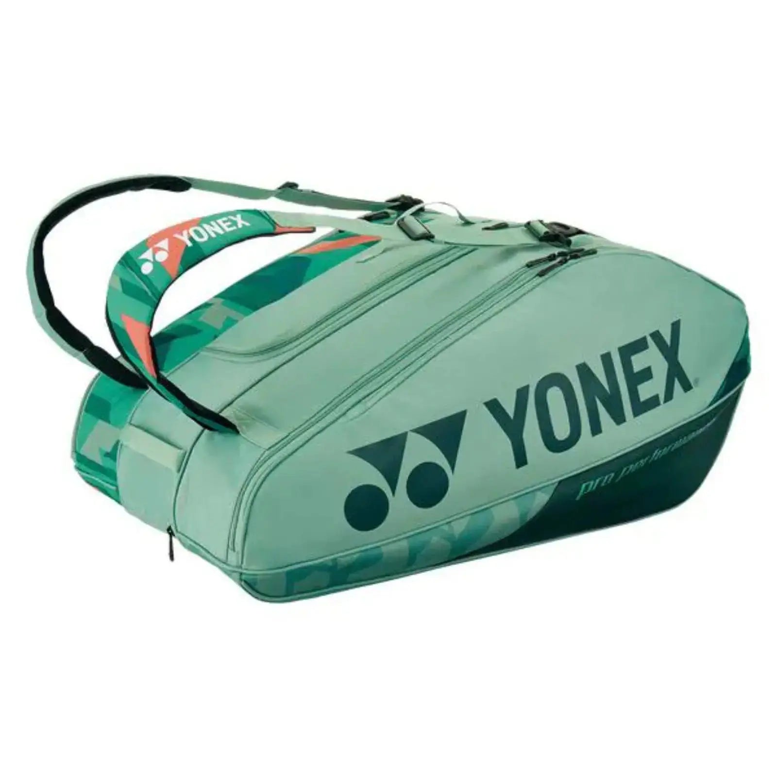 Yonex Pro Tennis Racquet Bag 12 Racquets-Olive Green