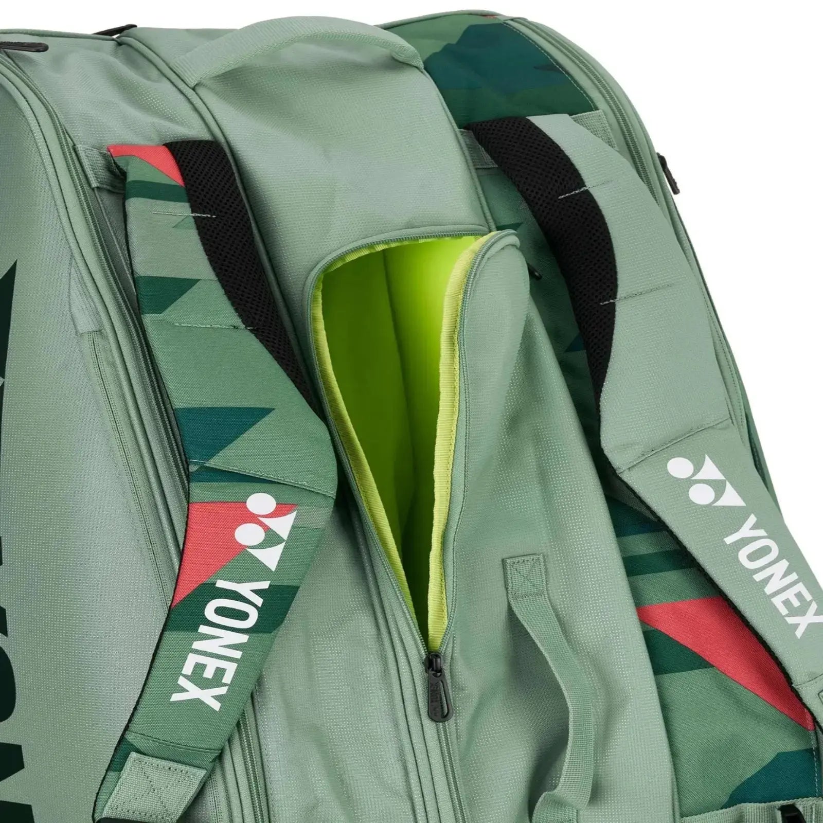 Yonex Pro Tennis Racquet Bag 9 Racquets-Olive Green