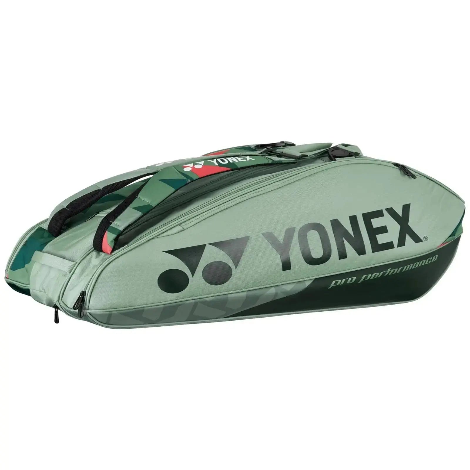 Yonex Pro Tennis Racquet Bag 9 Racquets-Olive Green