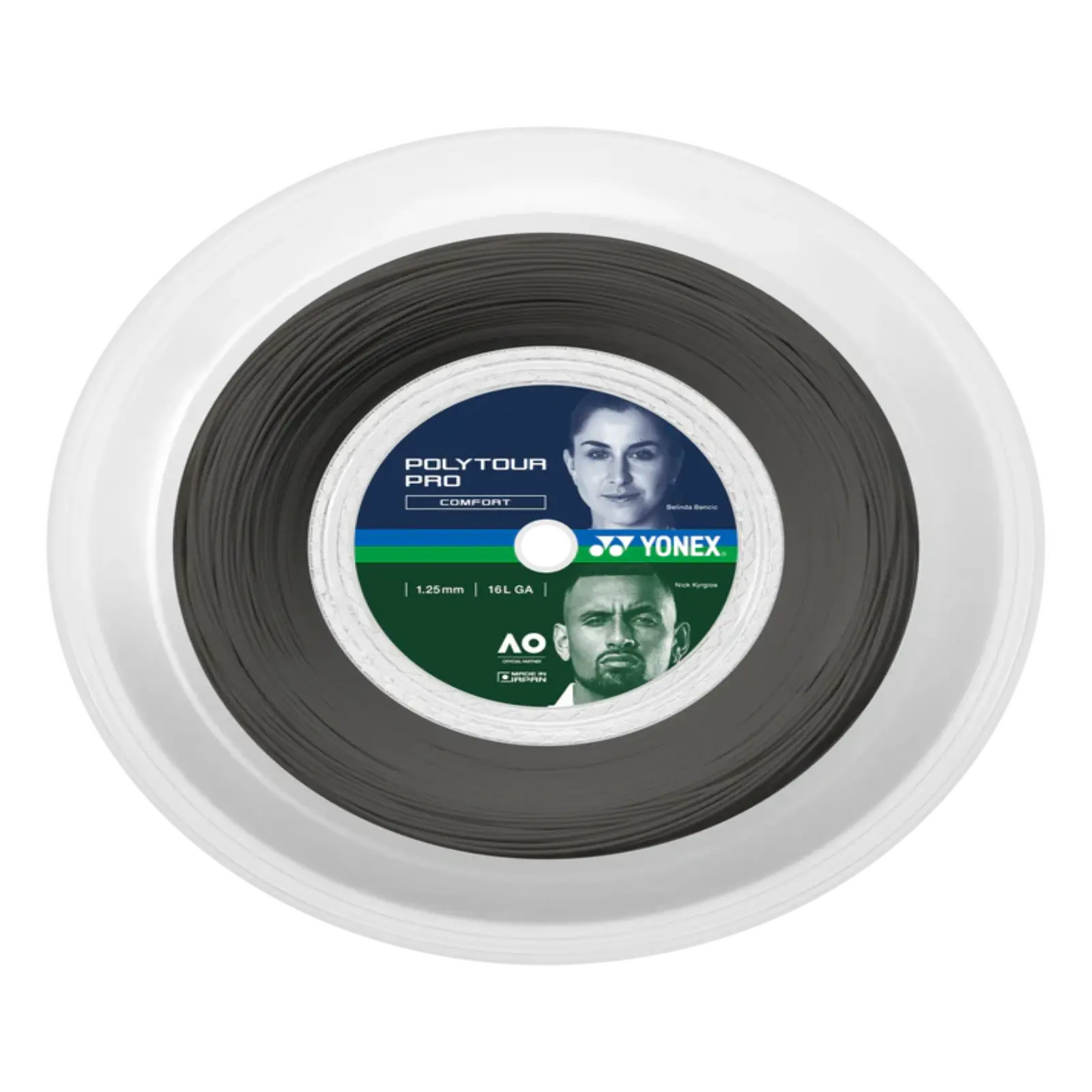 Yonex Tour Pro 125 Tennis String 200m Coil-Graphite