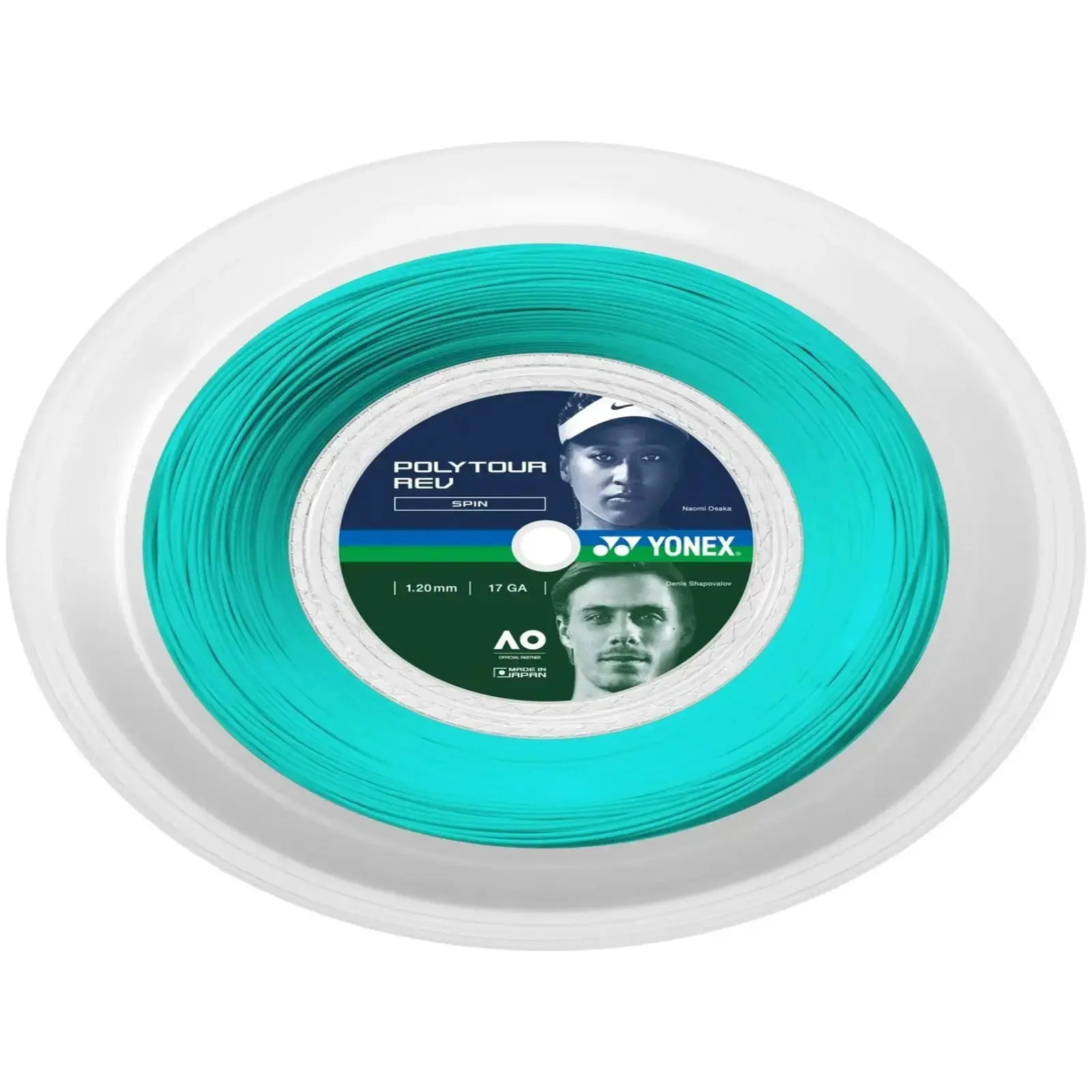 Yonex Tour Rev 1.20 Tennis String 200m Coil-Mint