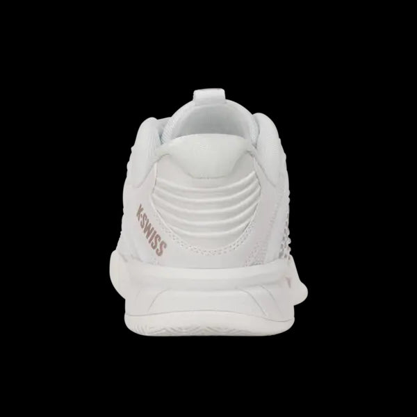 KSwiss Junior Tennis Shoes Hypercourt Express 3 - All Court - White/Rose/Violet Ice