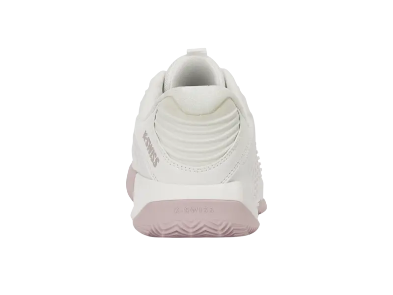 KSwiss Women's Tennis Shoes Hypercourt Express 3 - Clay Court - Blanc de Blanc/Rose Gold