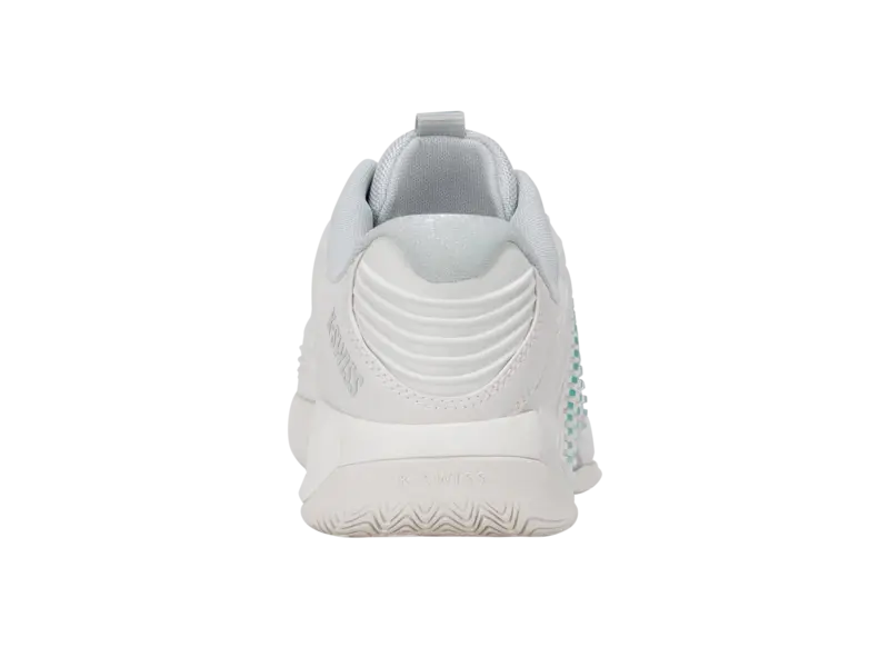 KSwiss Women's Tennis Shoes Hypercourt Express 3 - All Court - Blanc / Gray/Baltic