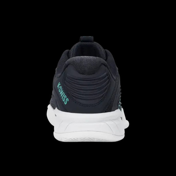 KSwiss Junior Tennis Shoes Hypercourt Express 3 - All Court - Carbon/Baltic/White