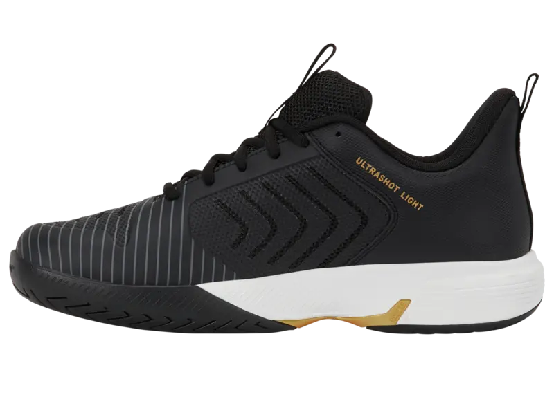 KSwiss Men's Tennis Shoes Ultrashot Light - All Court - Moonless/White/Gold