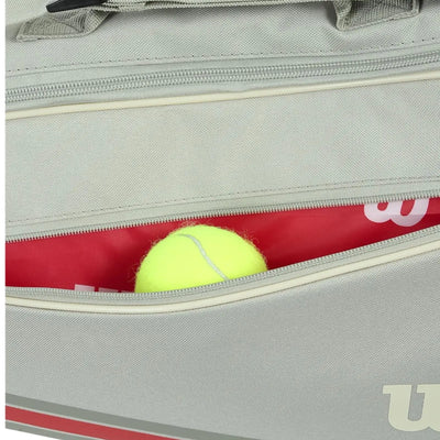 Wilson Tennis Bag Team Bag - 3 Racquets Oats