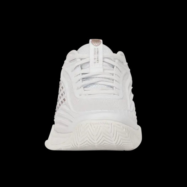 KSwiss Junior Tennis Shoes Hypercourt Express 3 - All Court - White/Rose/Violet Ice
