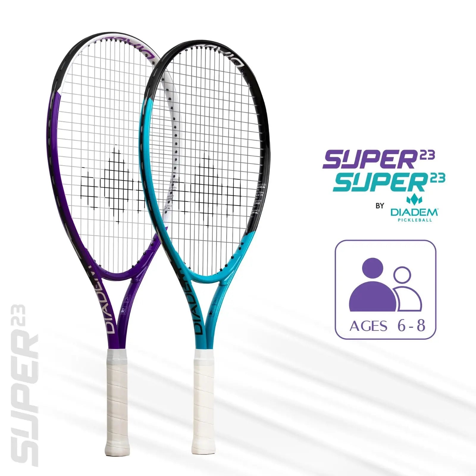 Diadem Junior Tennis Racquet Super 23 Teal