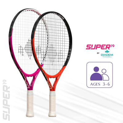 Diadem Junior Tennis Racquet Super 19 Red